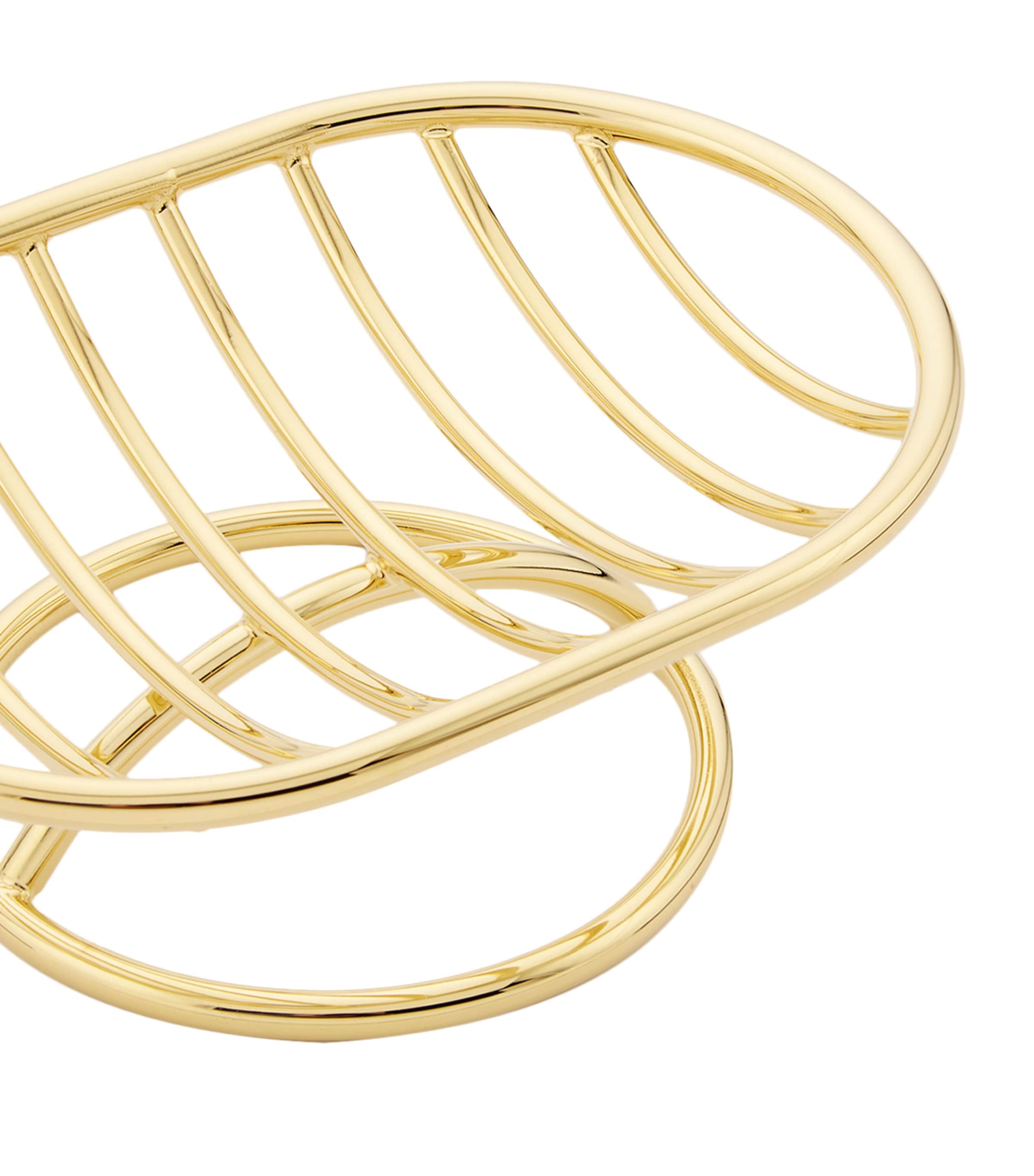 Cylinder Gold-Plated Soap Dish GOLD Image 2