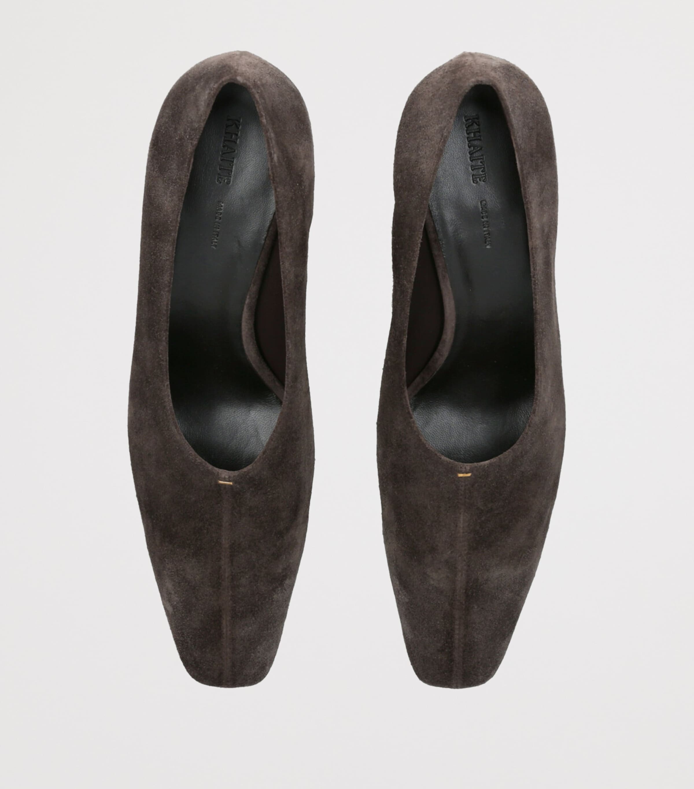Suede Celia Pumps 50 DARK BROWN Image 4