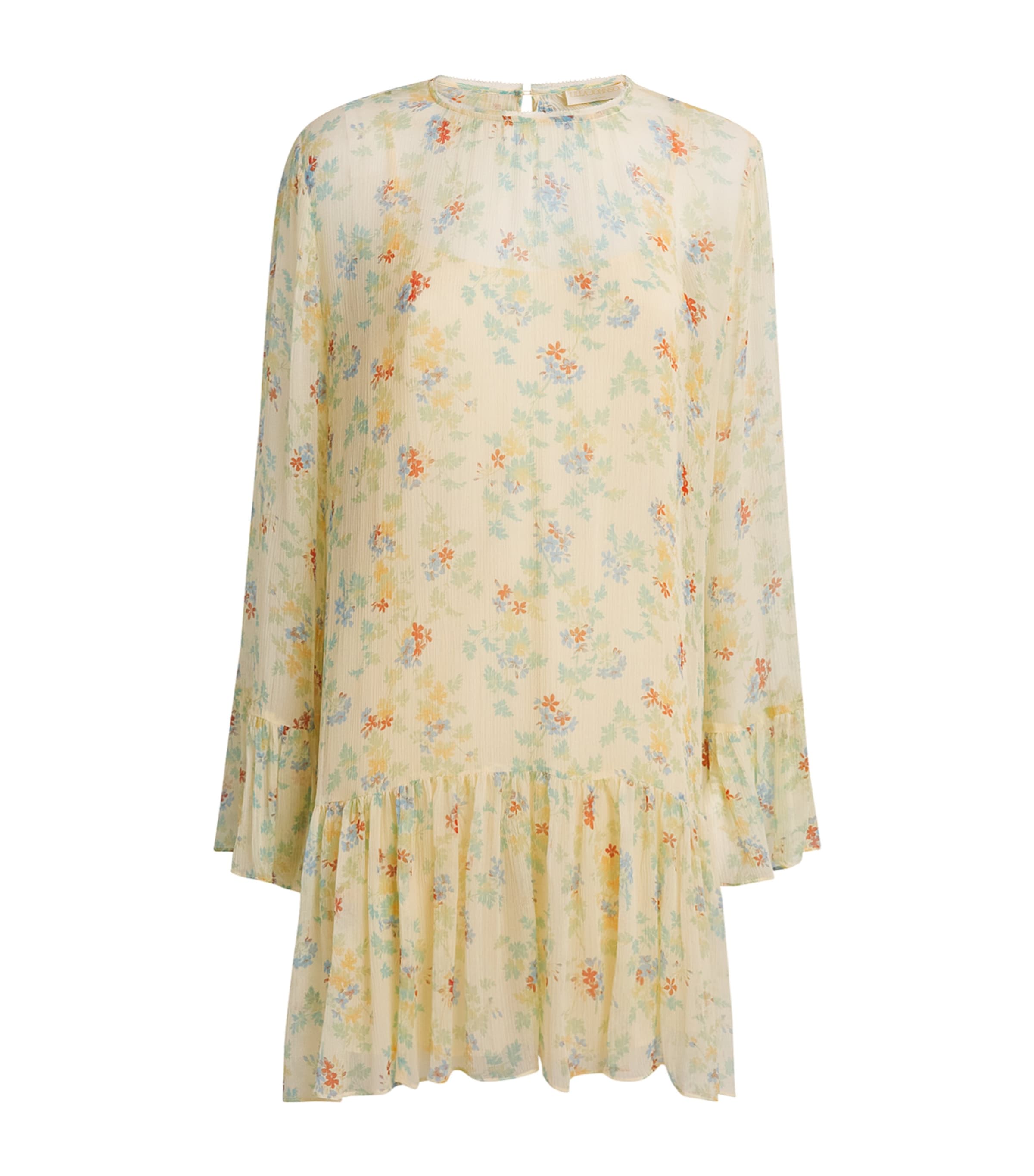 Ulla Johnson Womens Silk Emmeline Mini Dress Moon Petal Image 1
