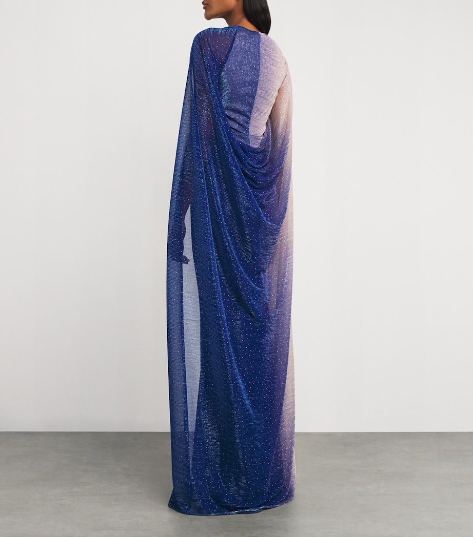 Embellished Ombré Maxi Dress CORNFLOWER Image 3