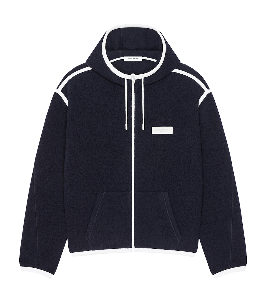 Givenchy Mens Wool Zip-Up Hoodie Image 1