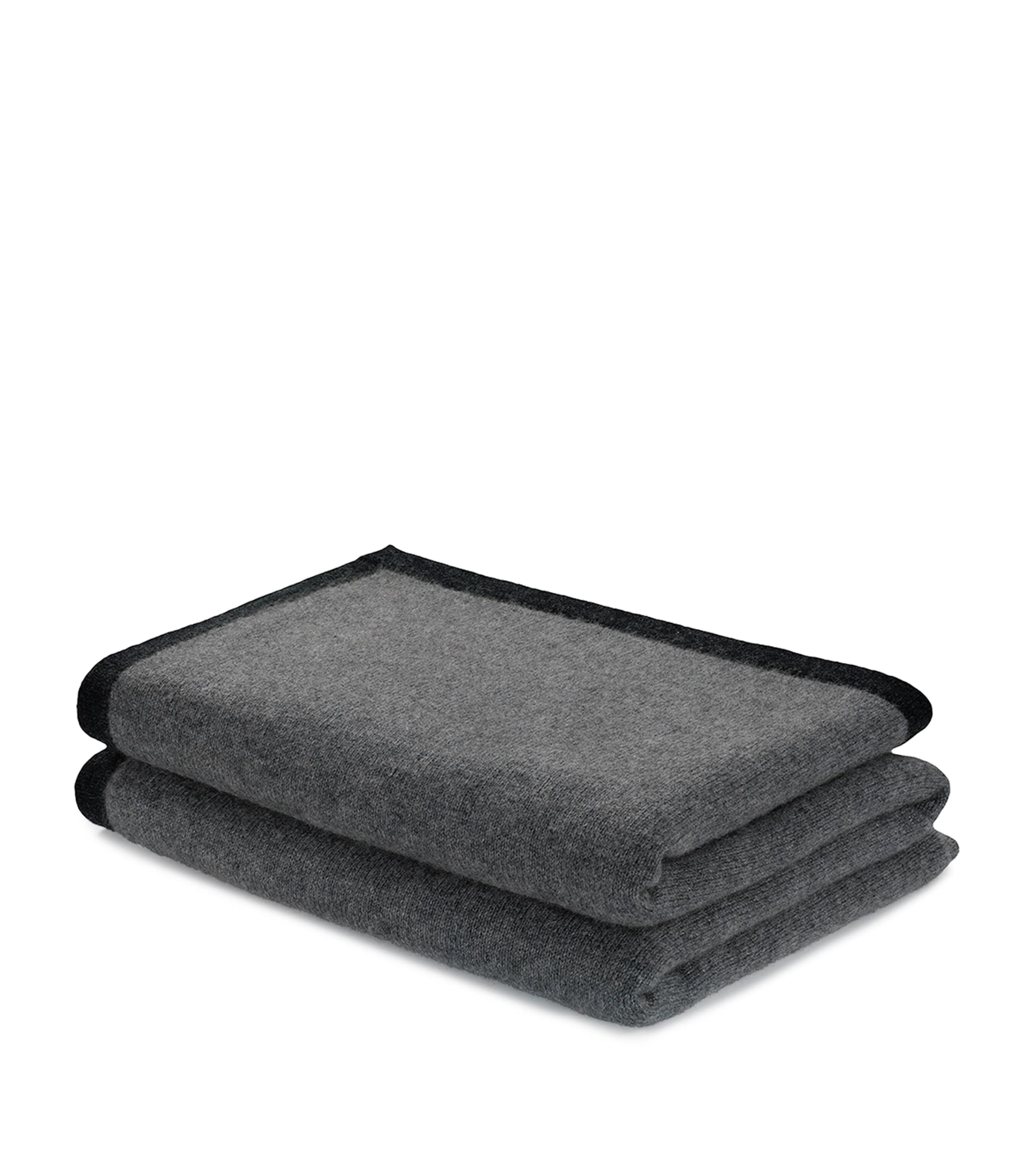 Hamam Cashmere Manyas Throw In Gray