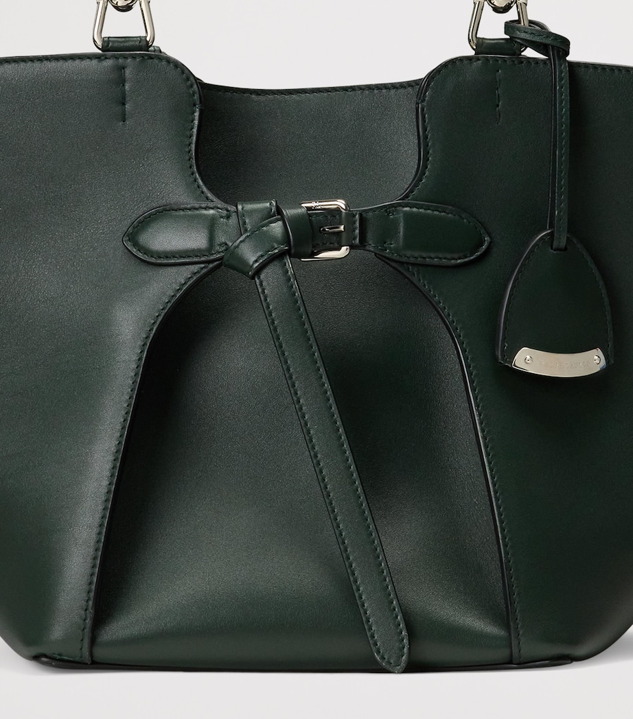 Ralph Lauren Collection Leather The Ralph Tote Bag Regent Green Image 10