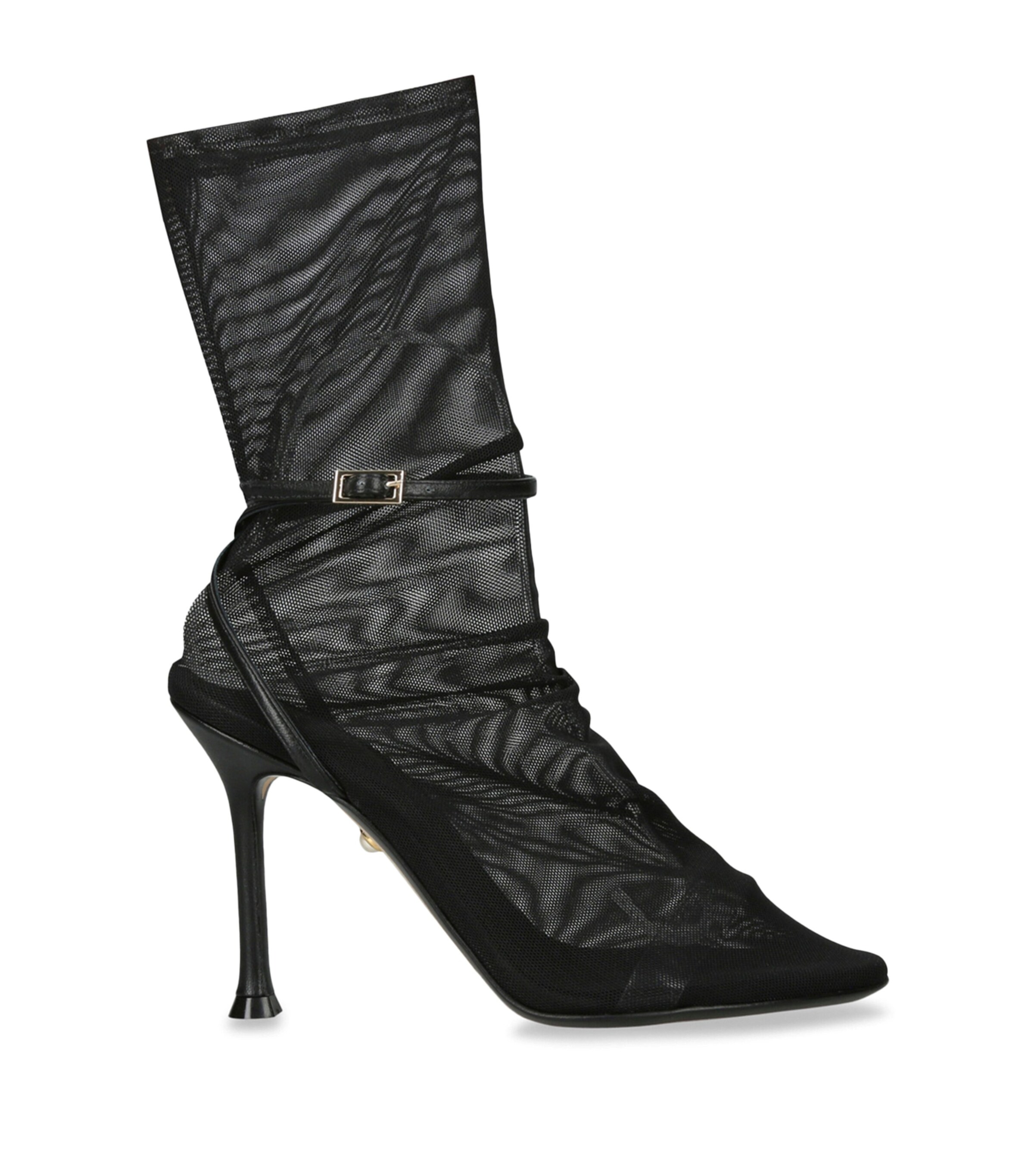 Alevì Clarissa Heeled Ankle Boots 95 Black Image 1