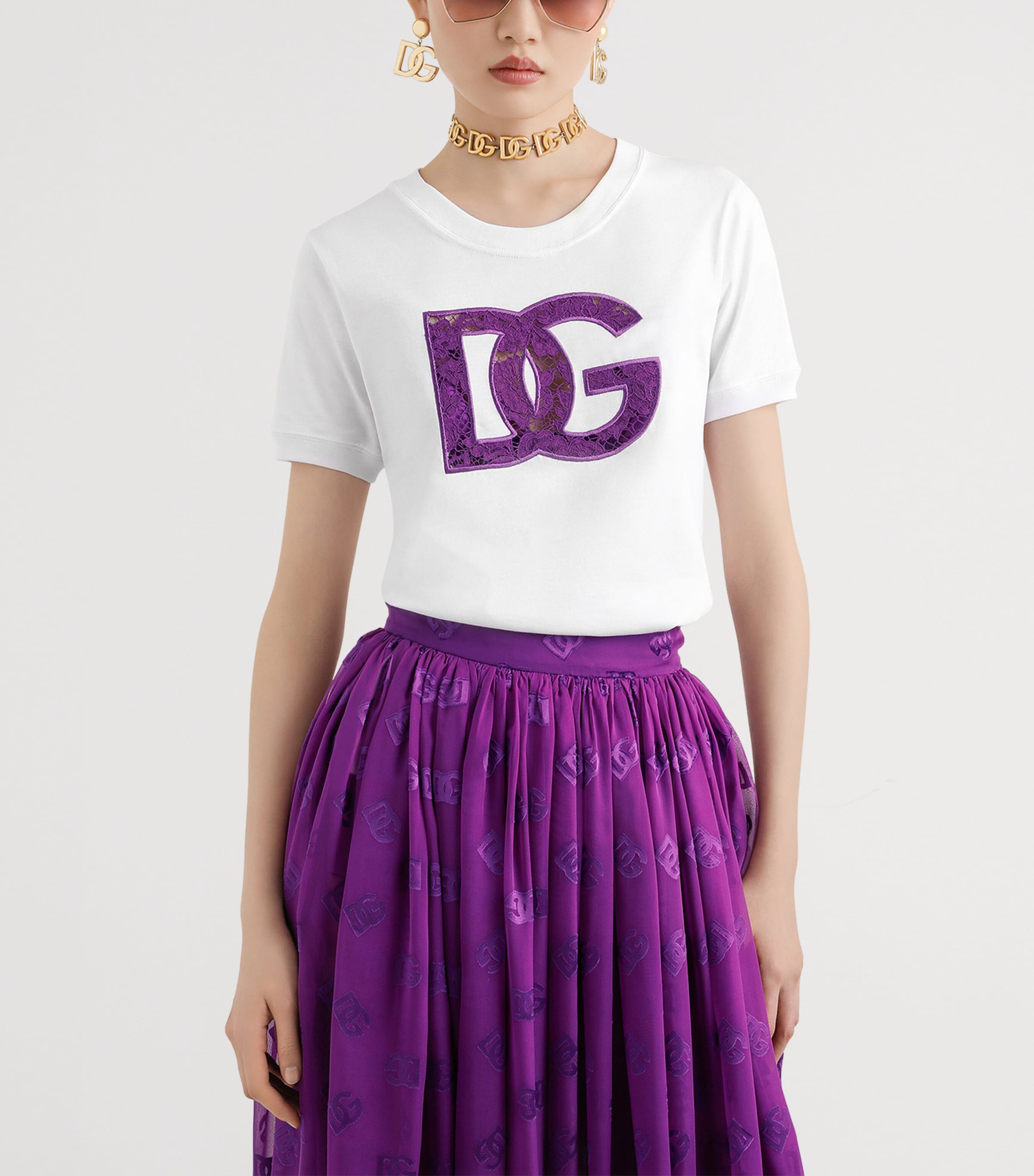 Cotton Logo T-Shirt W0800-OPTICAL WHITE Image 2