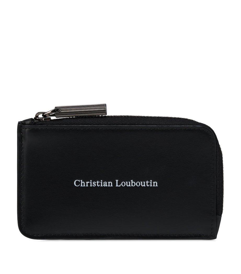 Christian Louboutin Canopy Leather Zipped Card Holder Image 1