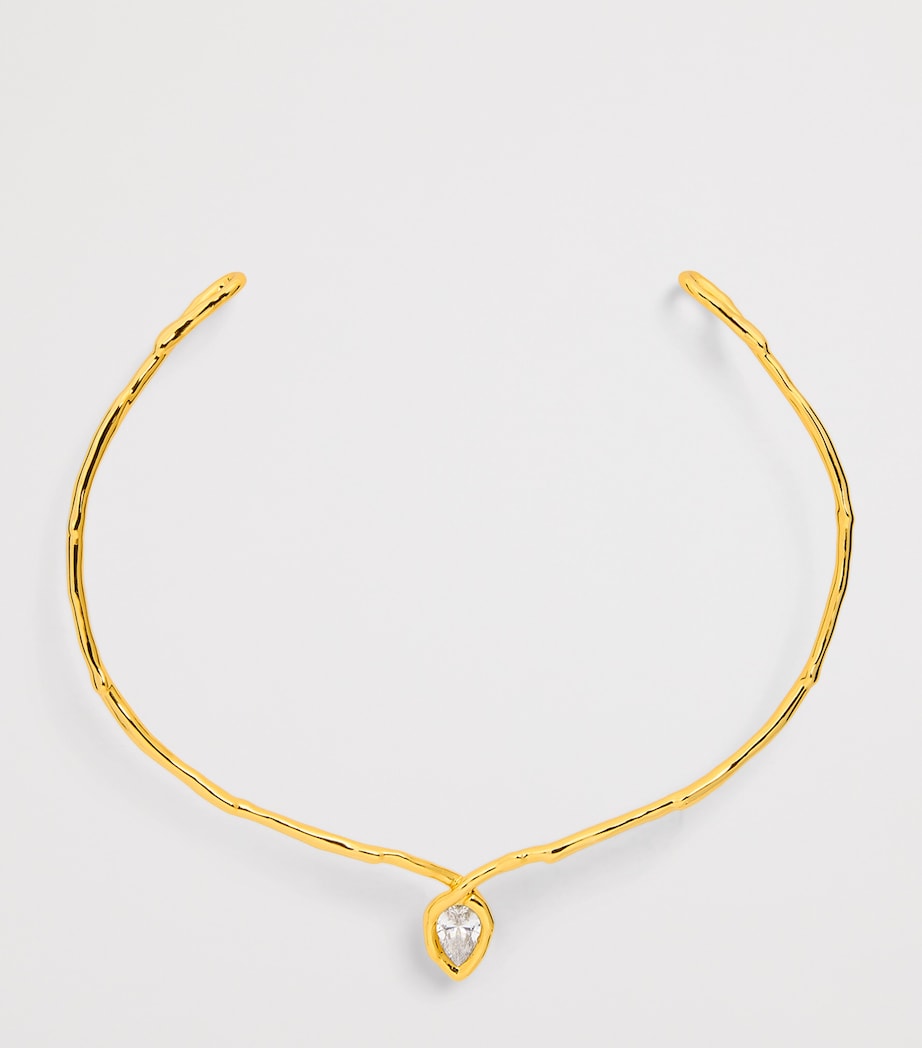 Alexis Bittar Gold-Plated Asterales Collar Necklace Gold Image 3