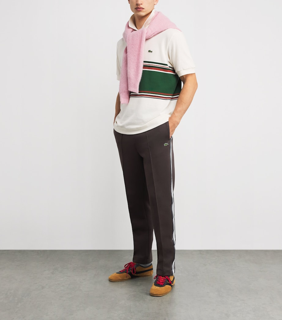 Cotton-Blend Side-Stripe Sweatpants BROWN Image 2