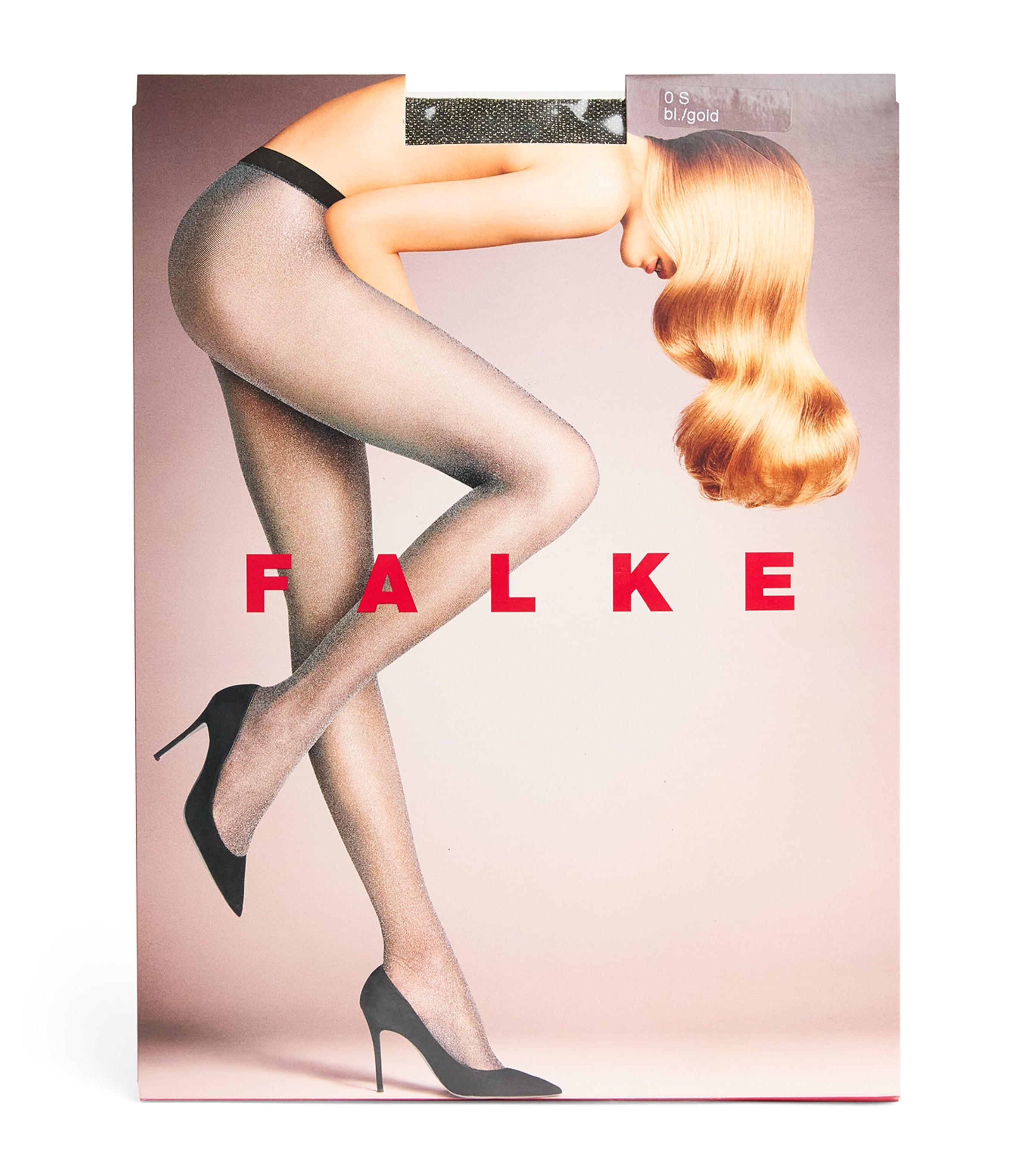 Falke Womens Glitter 30 Tights Black/gold Image 1