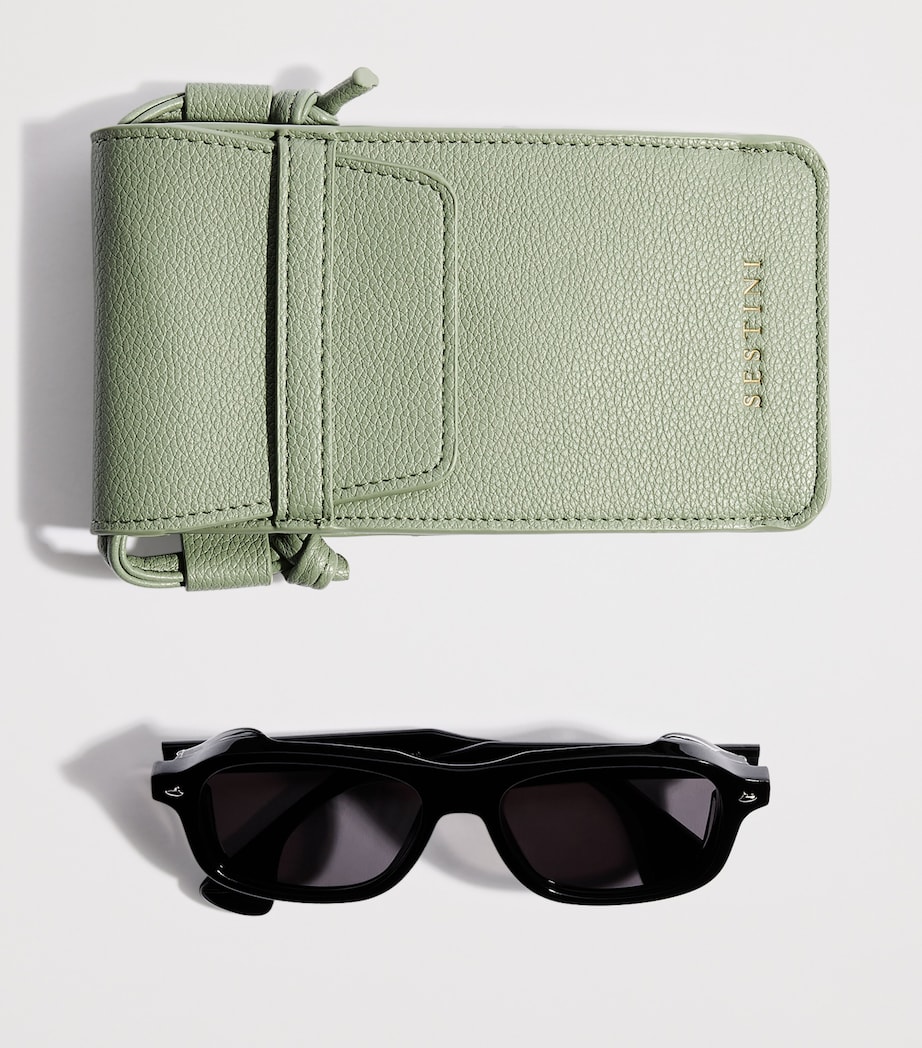 Sestini Acetate Ventitre Sunglasses Black Image 4