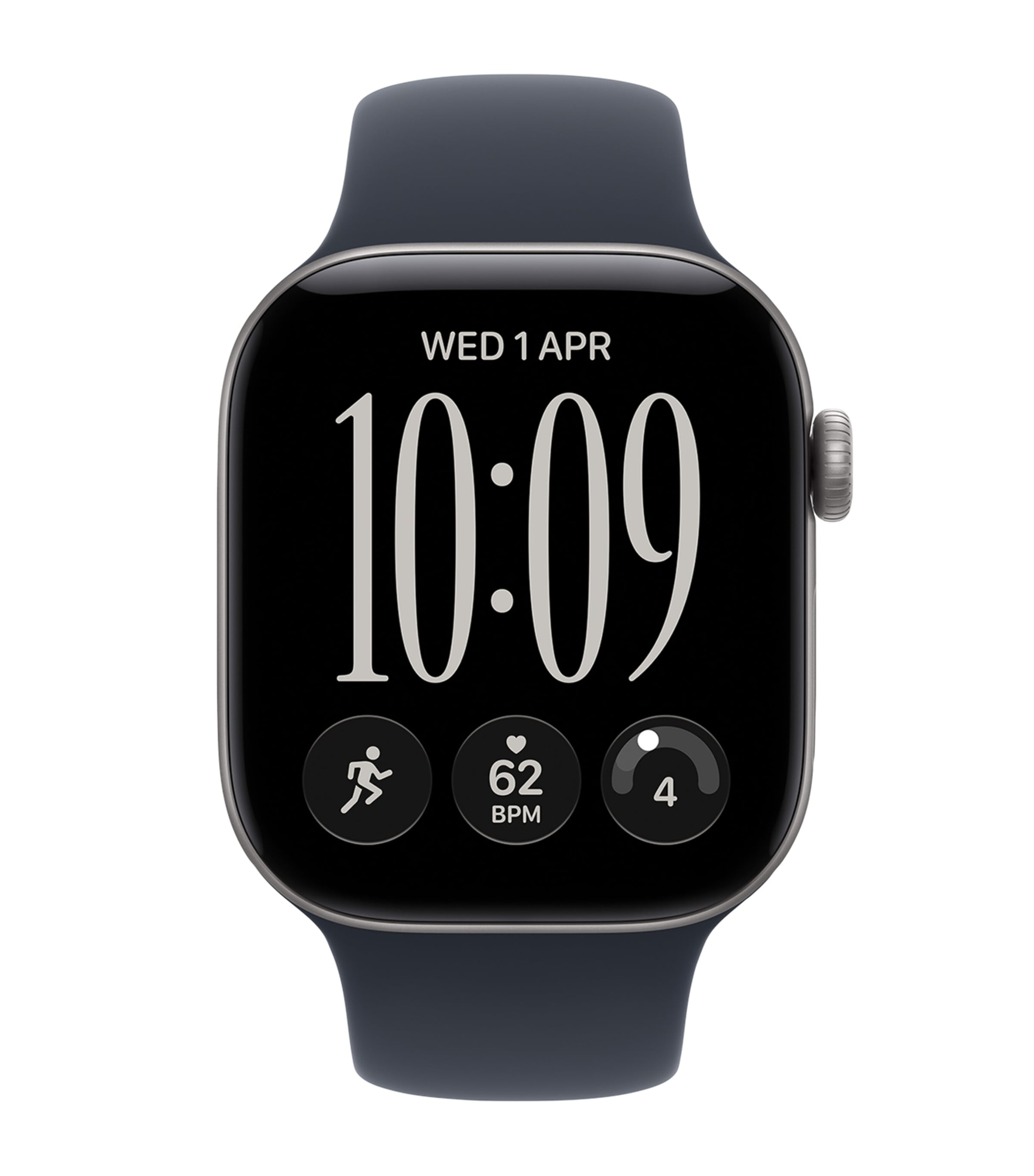 Apple Grey Apple Watch Series 12 GPS – Space Grey Aluminium with Navy ...