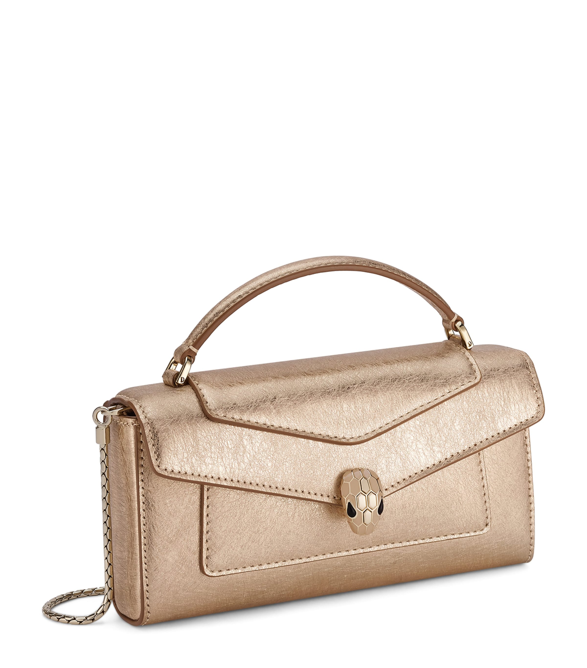 Serpenti Forever Cross-Body Phone Bag LIGHT GOLD Image 1