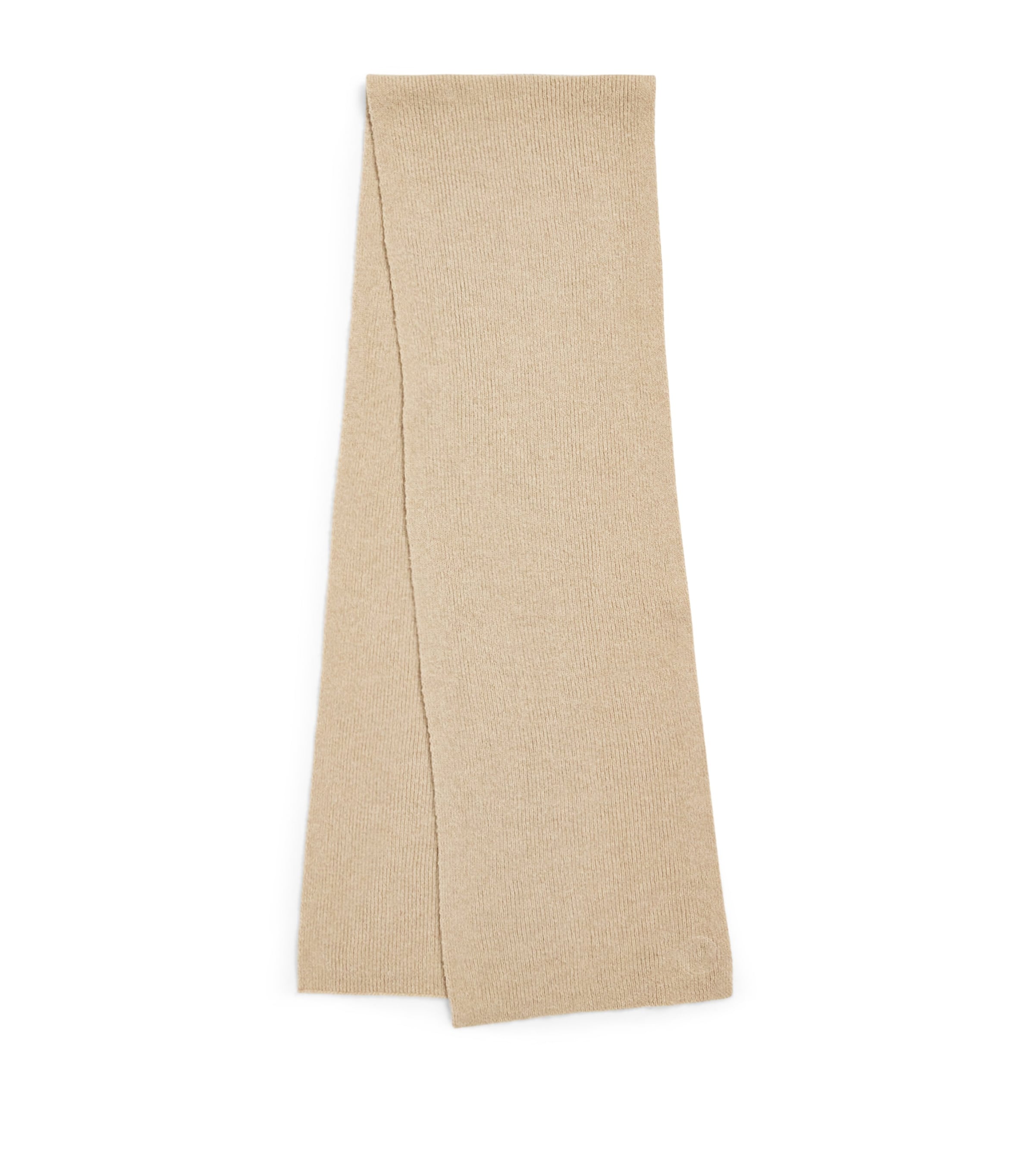 Shop Le Bonnet Lambswool Classic Scarf In Beige