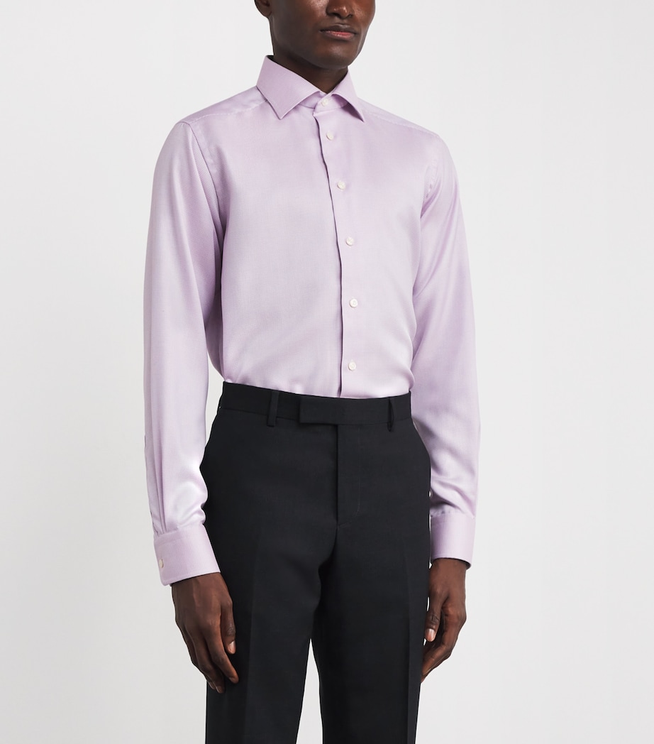 Cotton Twill Contemporary Fit Shirt 52 PINK Image 3