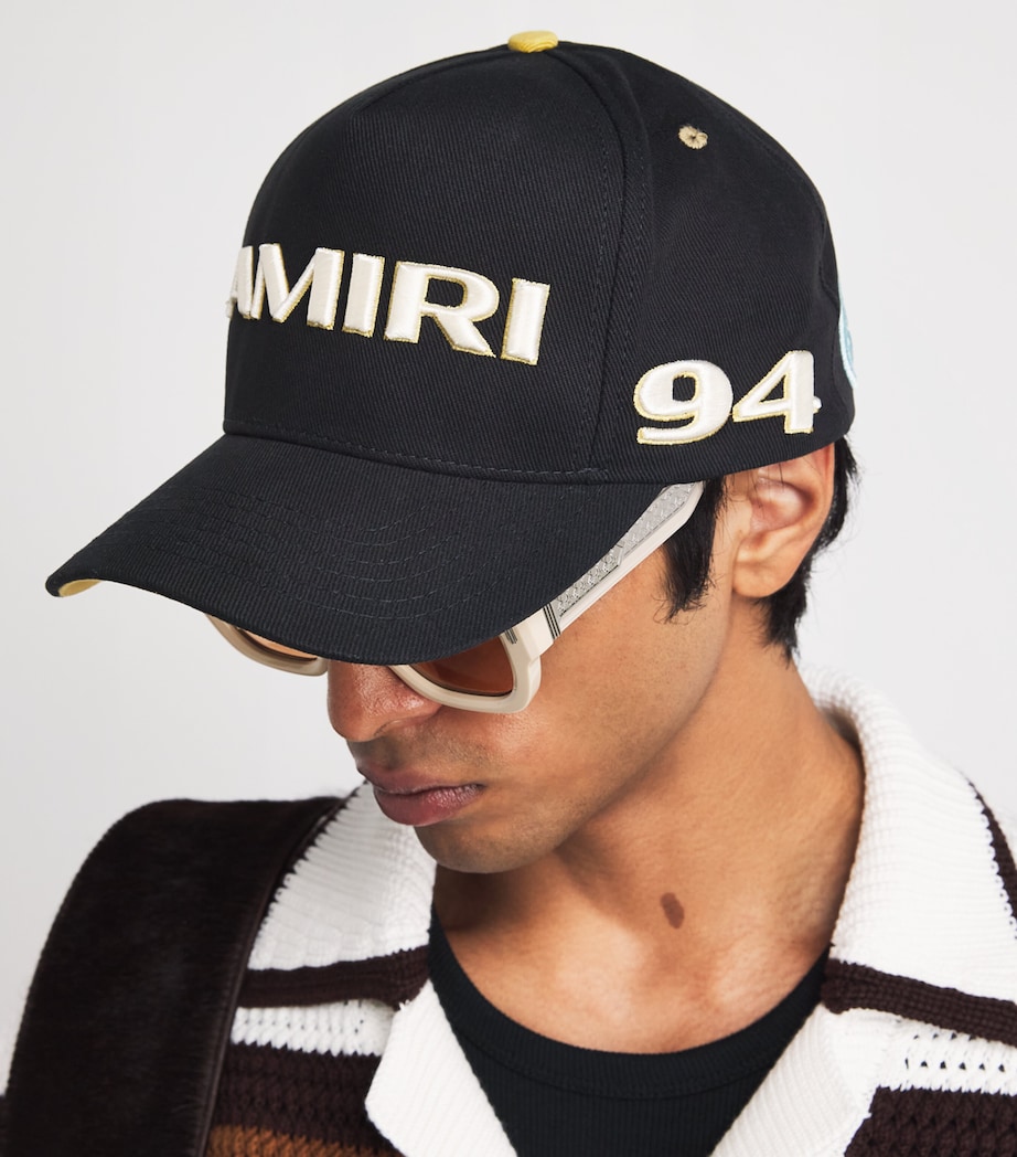 AMIRI Cotton World Cup Baseball Cap Black Image 2