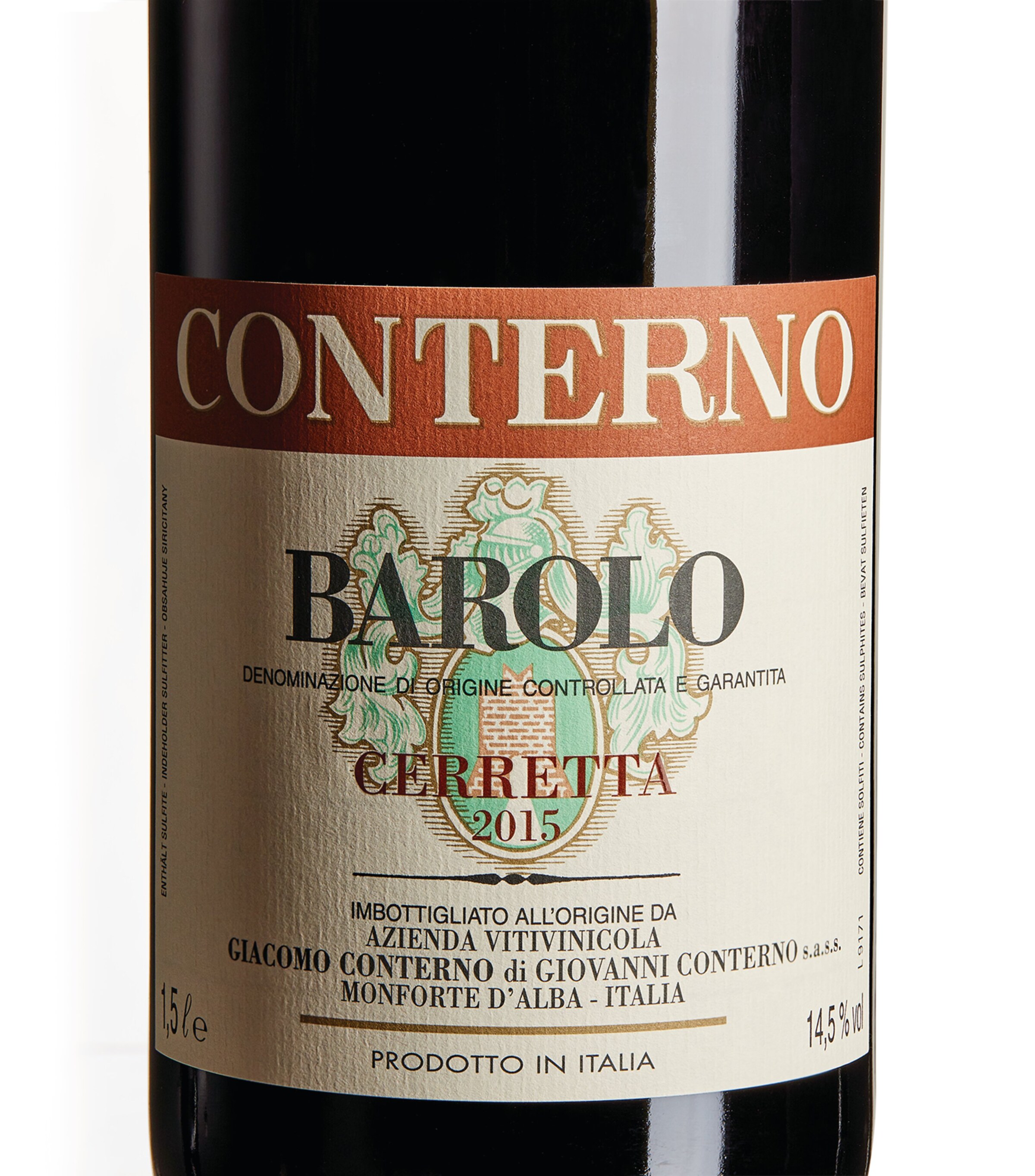 Conterno Cerretta Barolo 2015 Magnum (1.5L) - Piedmont, Italy Image 2