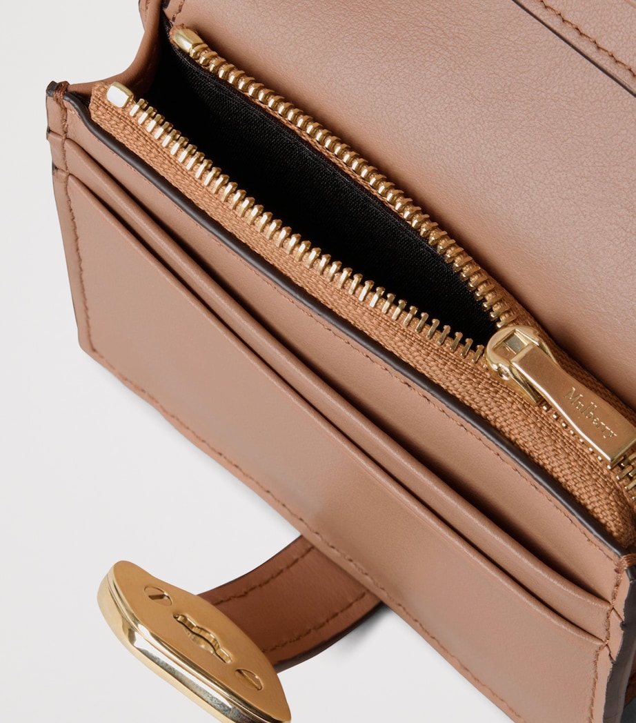 Leather Lana Compact Wallet SABLE Image 3