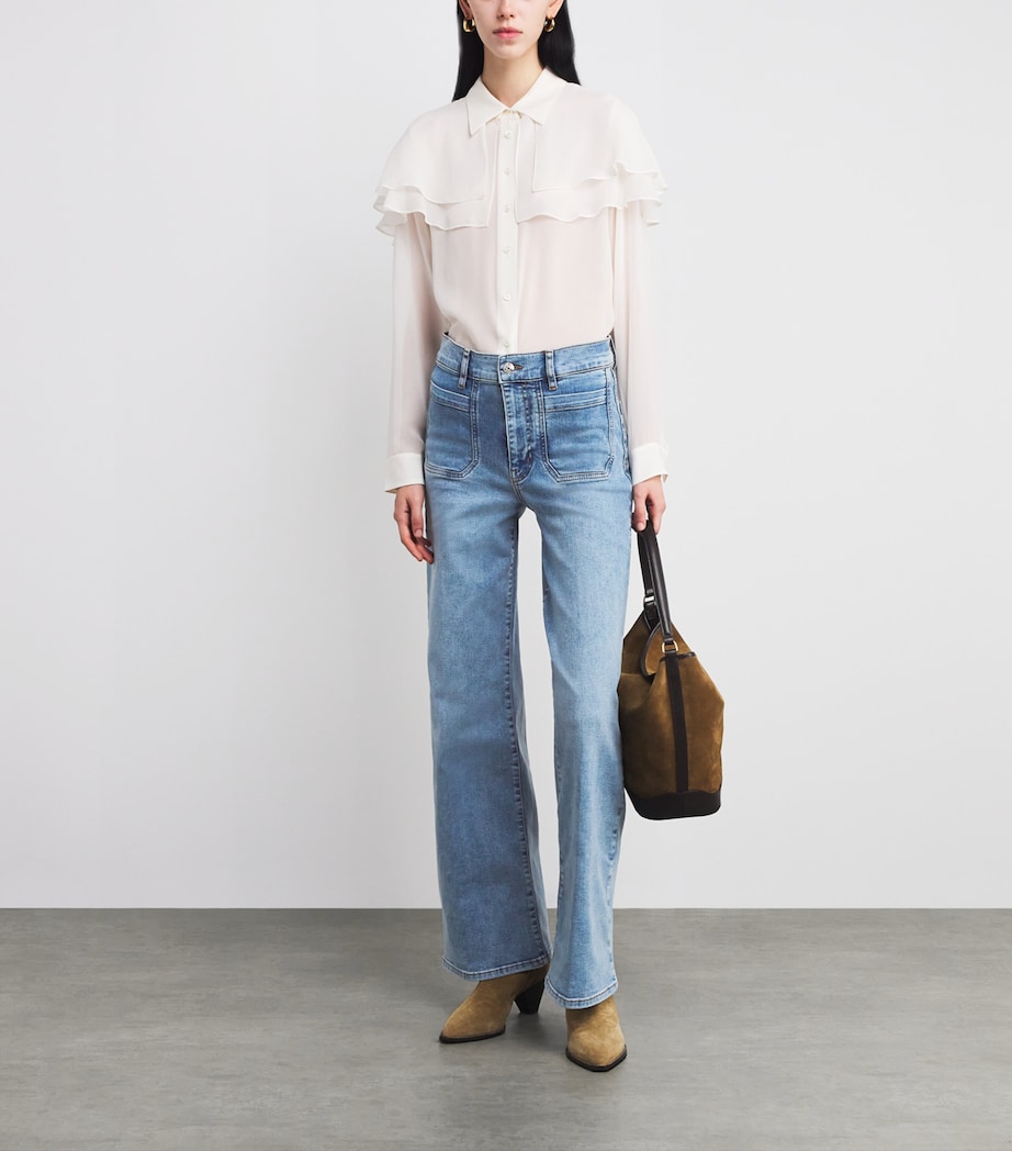 Le Slim Palazzo Modernist Pocket Jeans DIVERGE Image 2