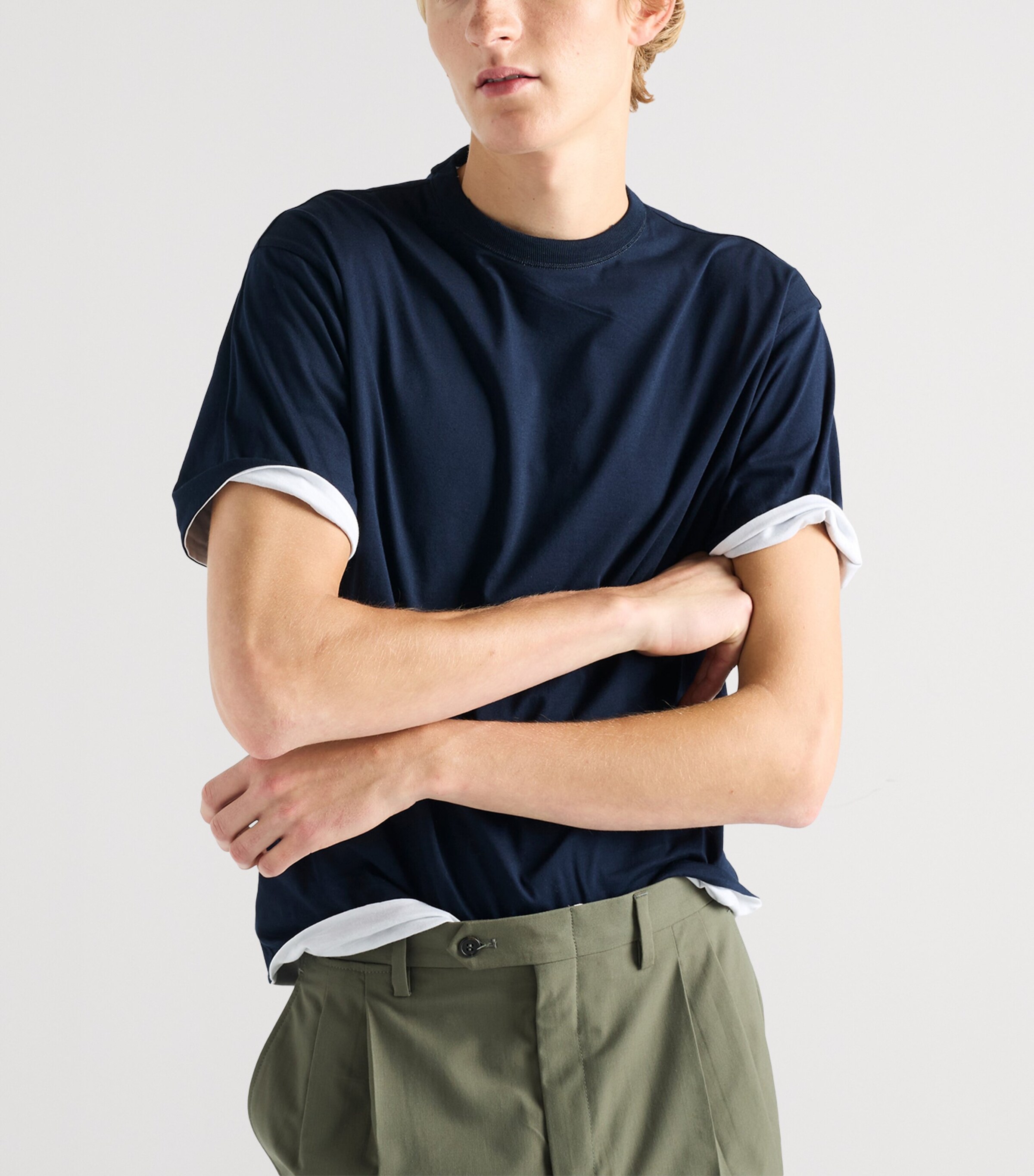 Cotton Reversible T-Shirt F057G Image 4