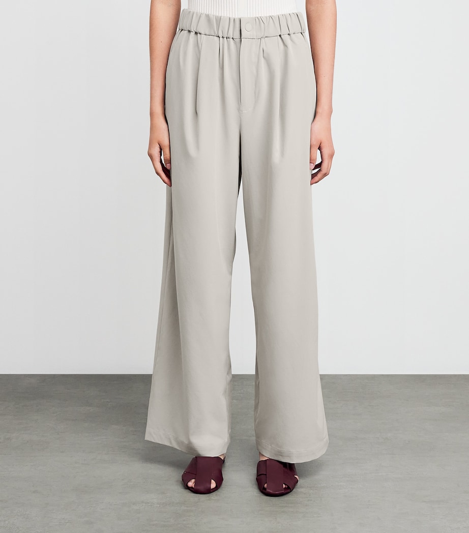 Wide-Leg Kayson Trousers SAGE GREY Image 3