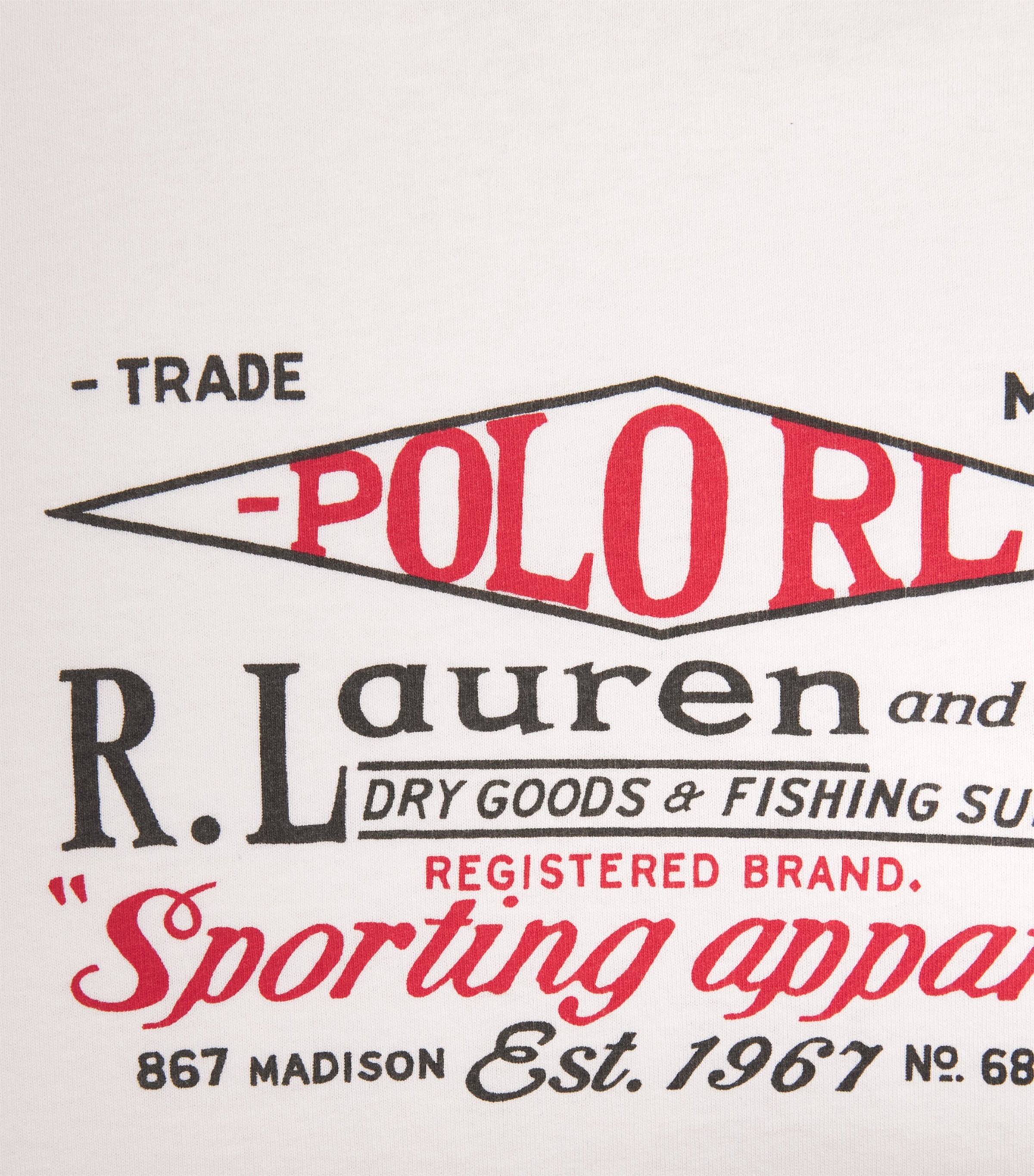 Polo Ralph Lauren Mens Cotton Printed T-Shirt Nevis Image 6