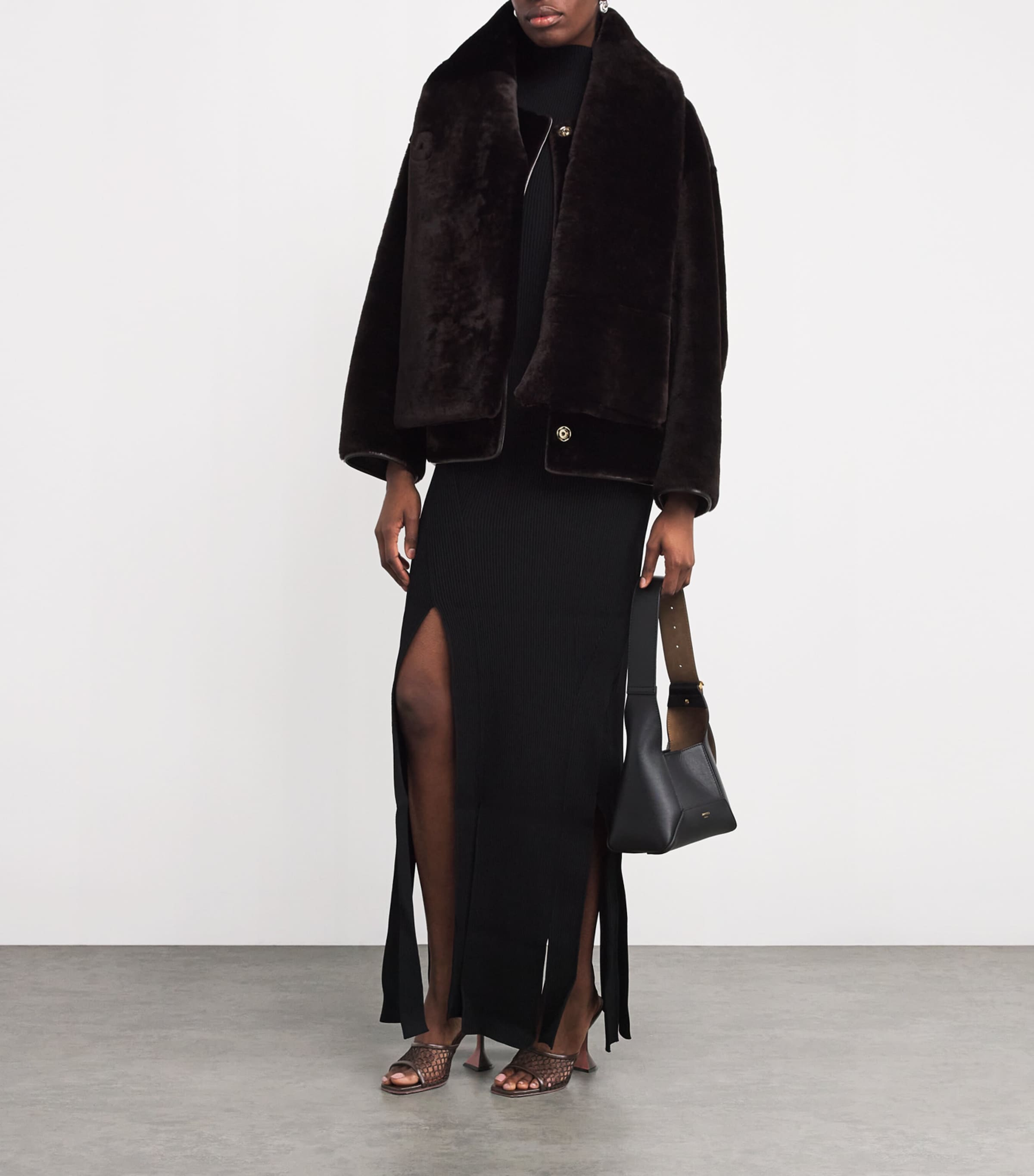 Net Lupita Mules 95 DARK BROWN Image 5