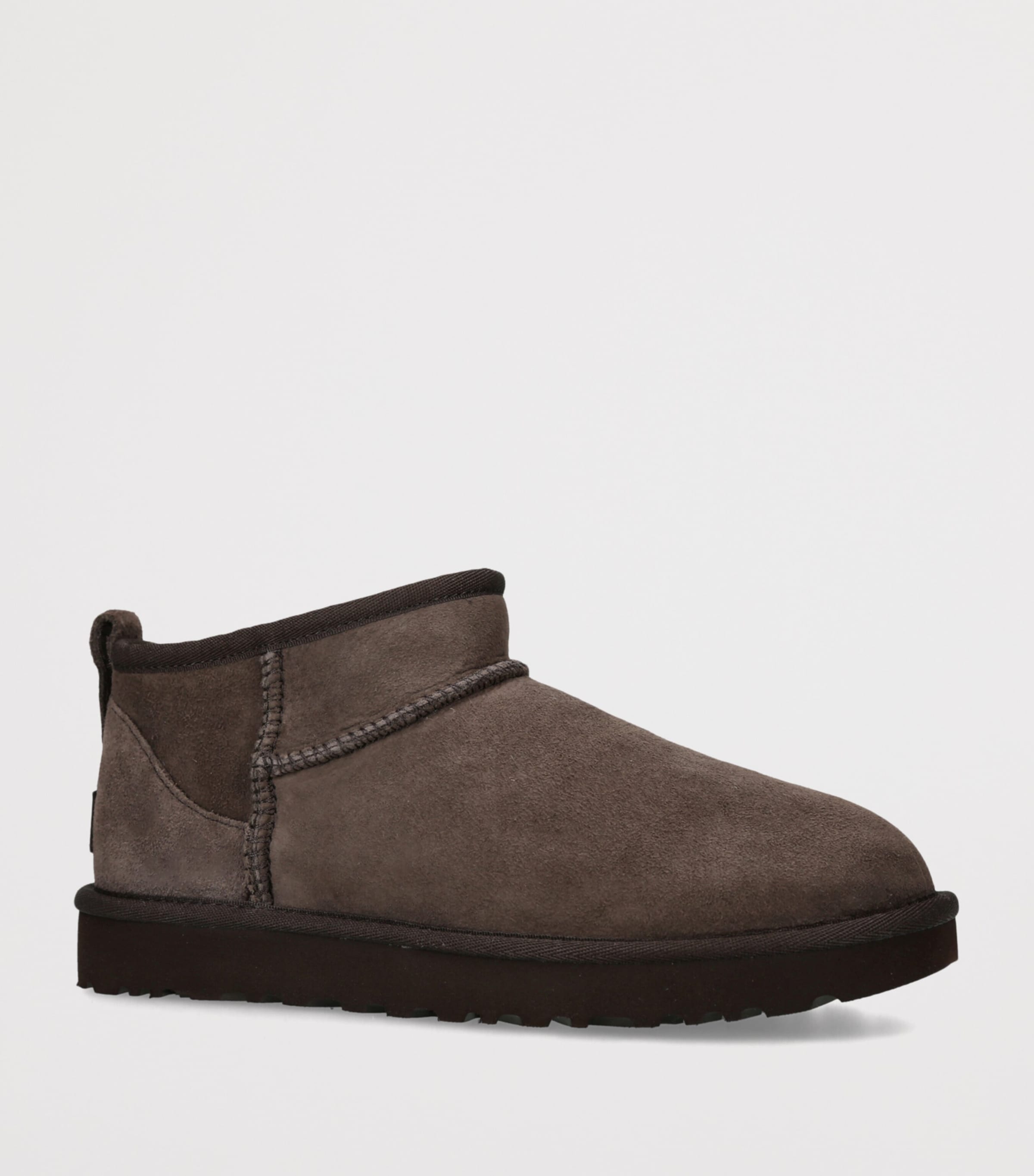 UGG Suede Classic Ultra Mini Boots Dark Brown Image 2