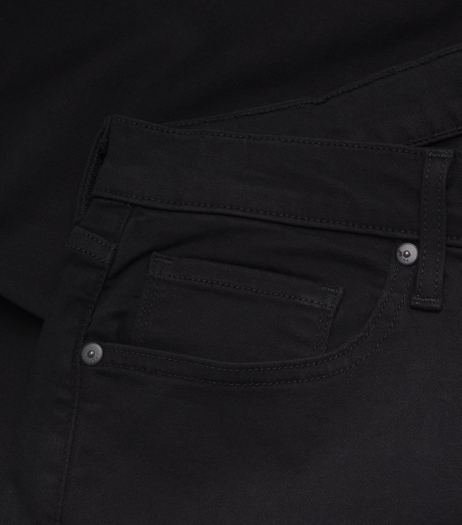 PAIGE Mens Federal Shorts Black Shadow Image 5