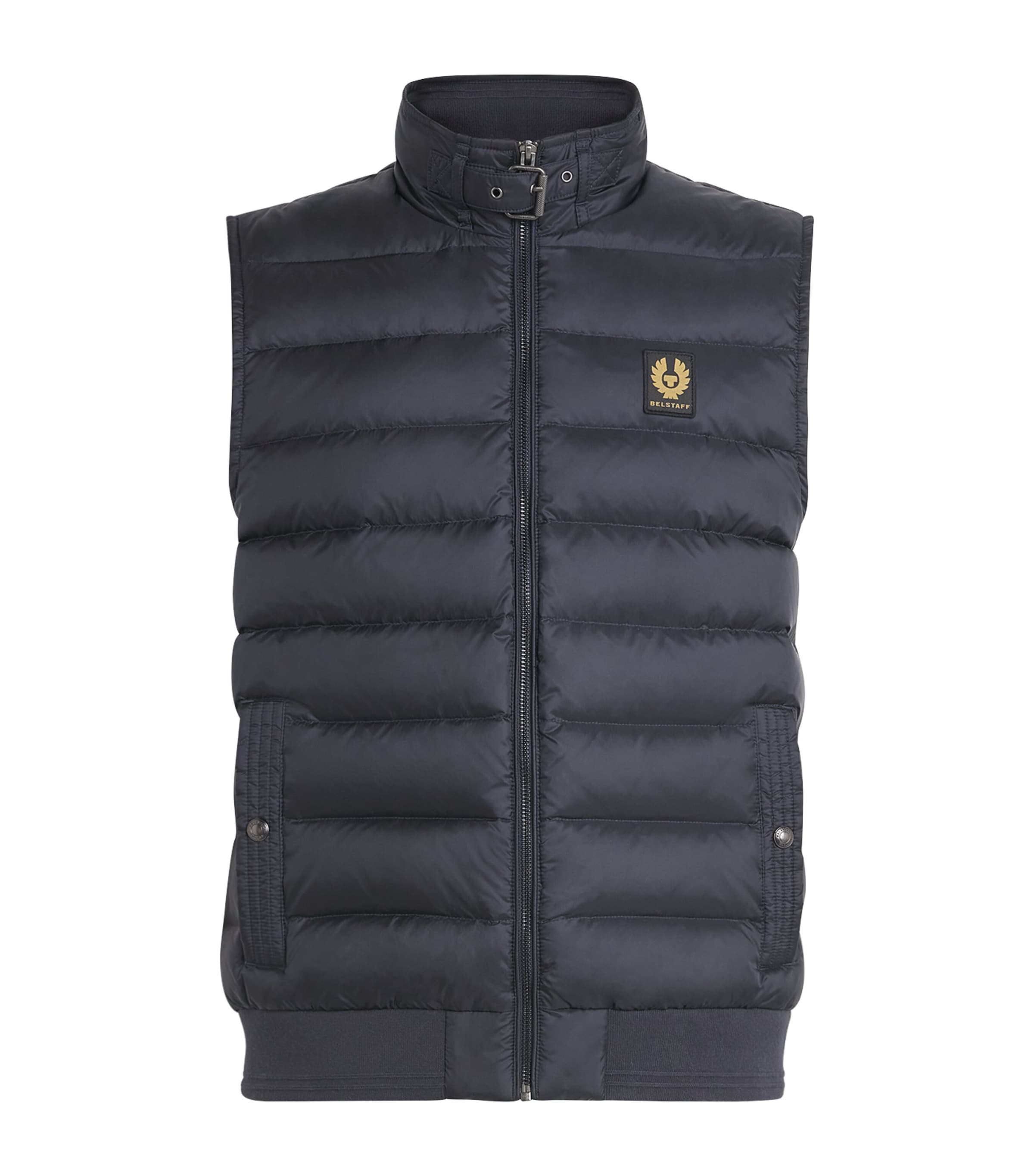Belstaff Circuit Down Gilet In Navy