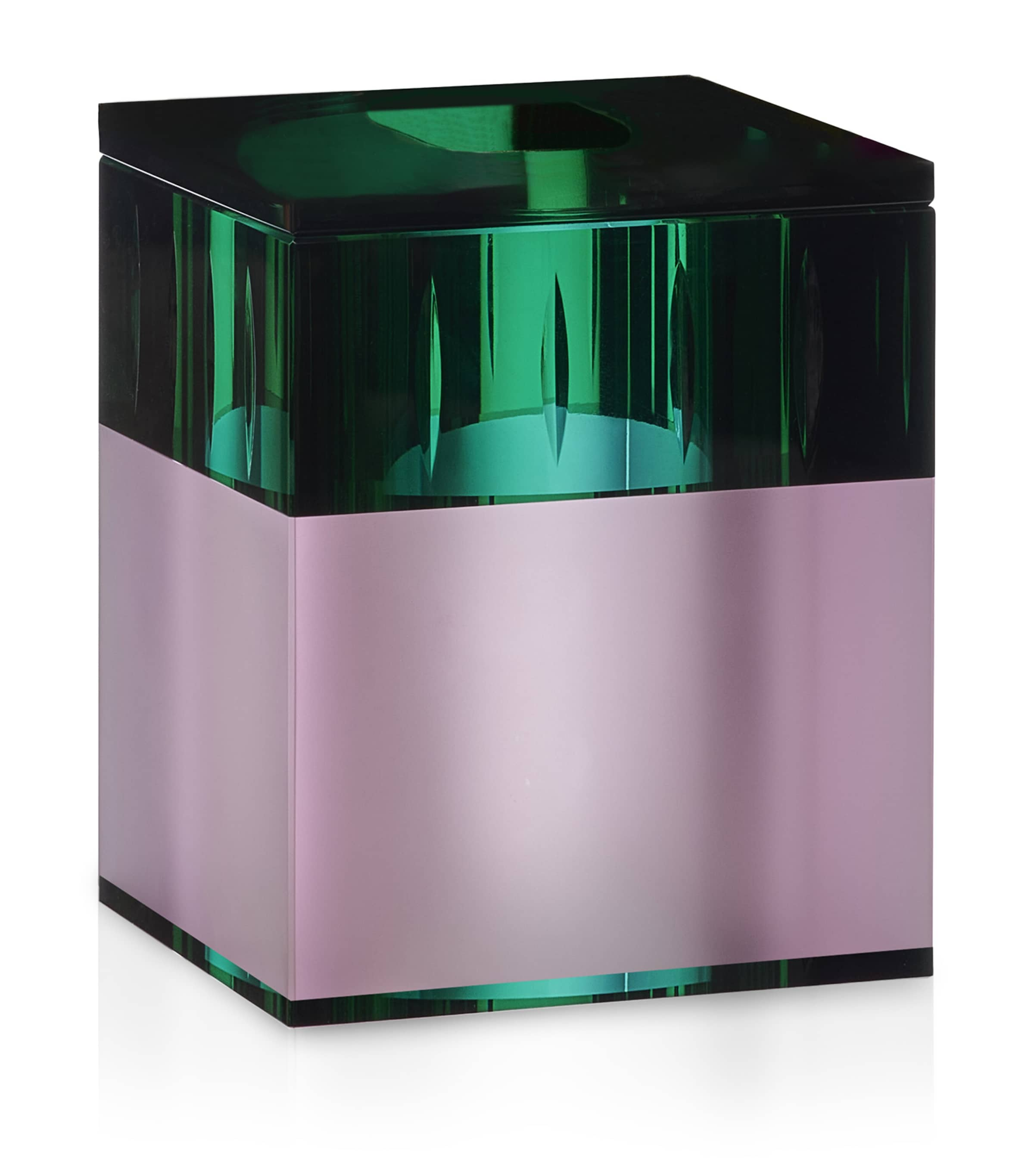 Shop Reflections Copenhagen Glossy Tissue Box In Pink