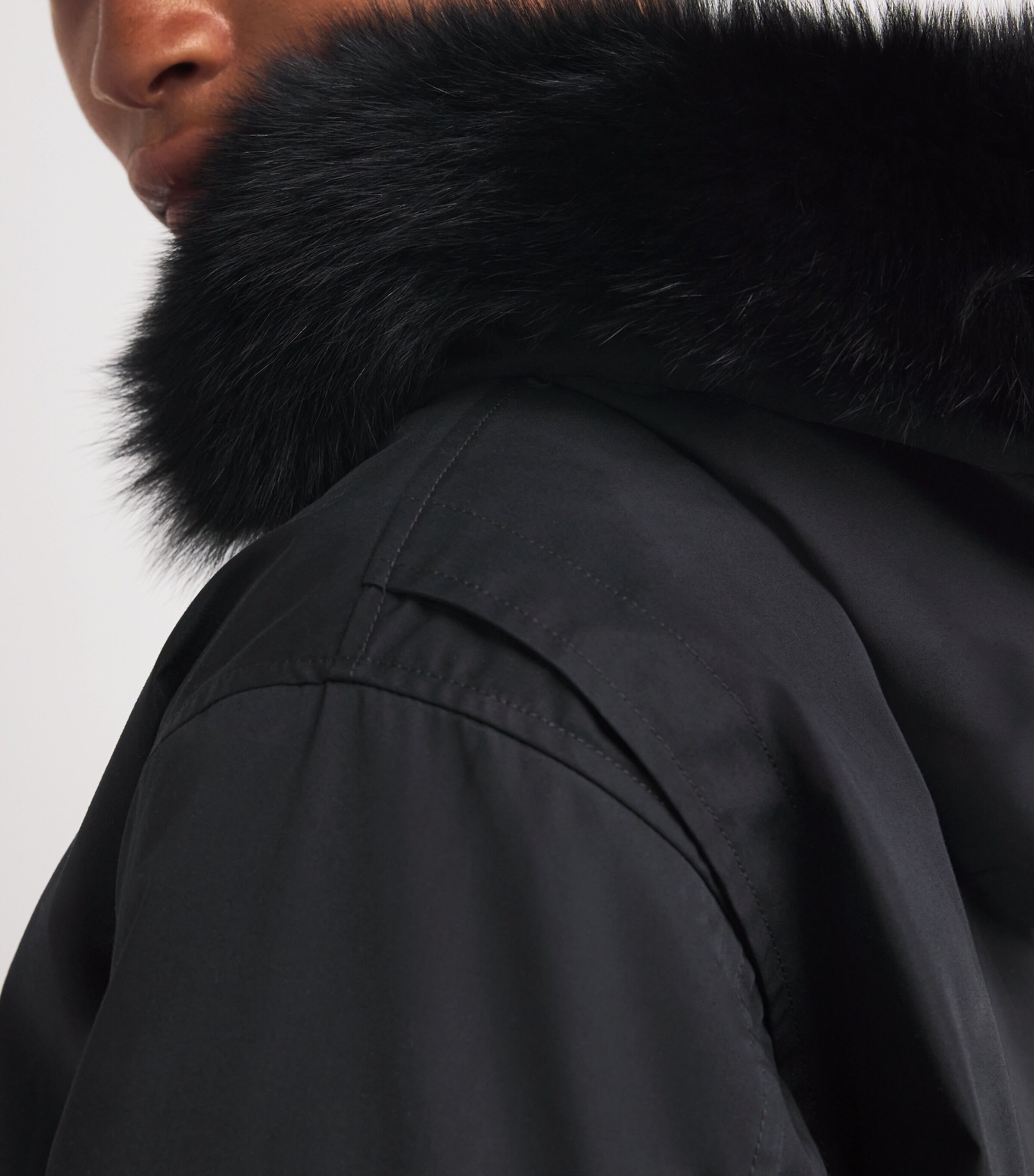 Yves Salomon Womens Waterproof Fur-Trim Parka Coat Image 6