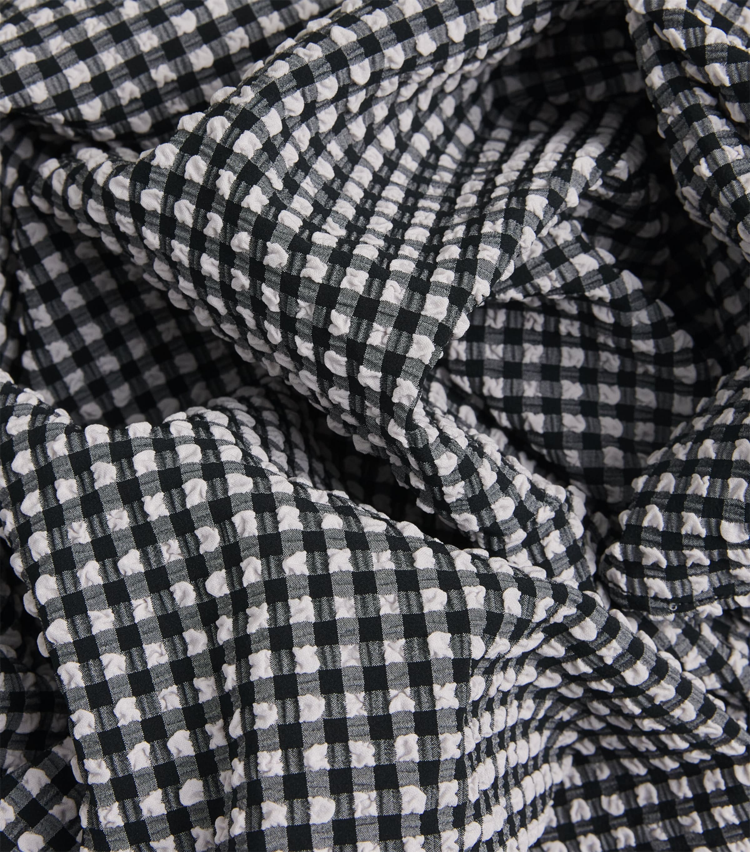 【新品・タグ付き】SZ Blockprints SARONG GINGHAM Blue/Multi Gingham Ruched Front Skirt | WHISTLES | Whistles US |