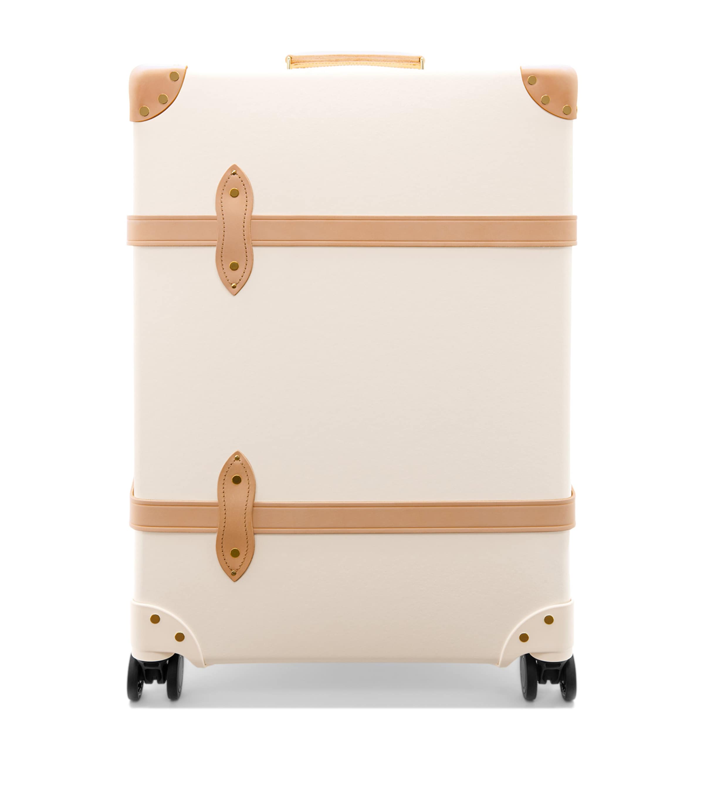Globe-trotter Large Safari 4-wheel Suitcase In Ivory