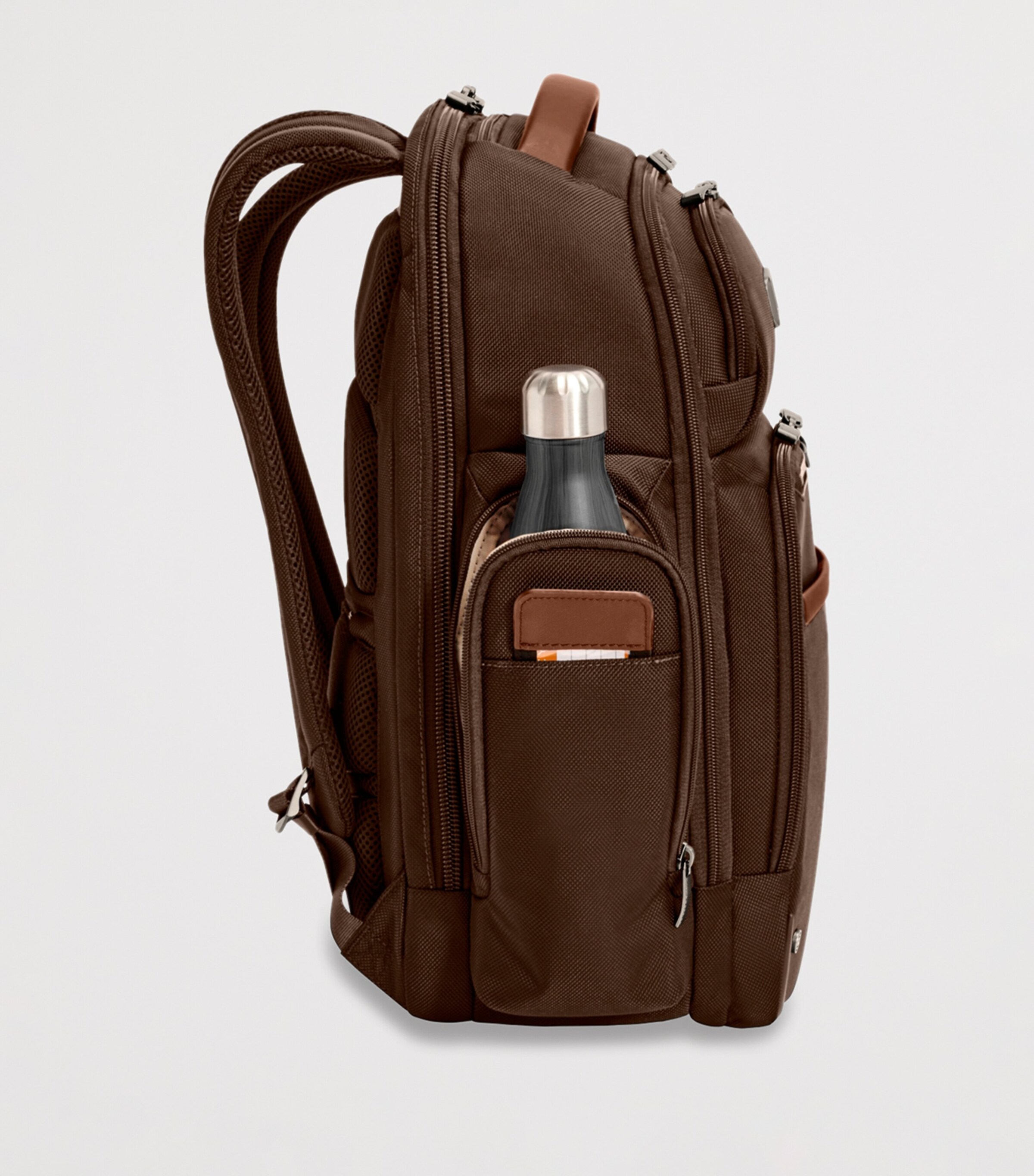 Briggs & Riley Large Cargo Backpack Chocolate Image 6