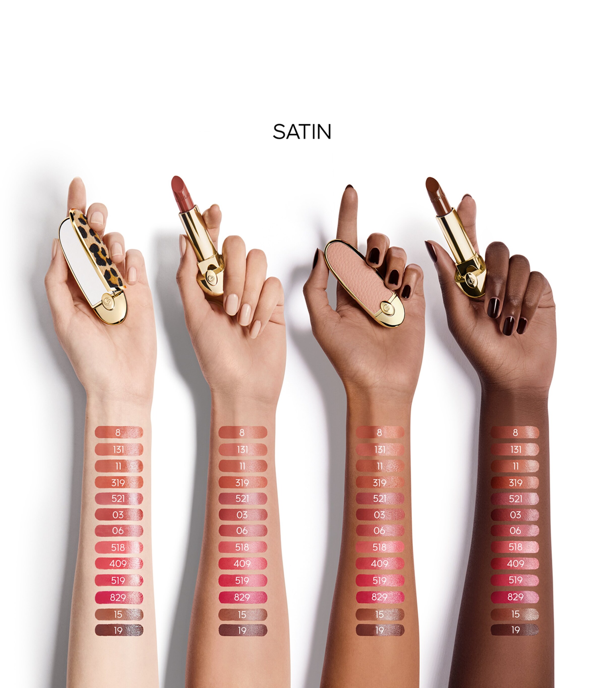 Rouge G Ultra-Care Satin Lipstick - Refill 409 ROSE INDIEN Image 4