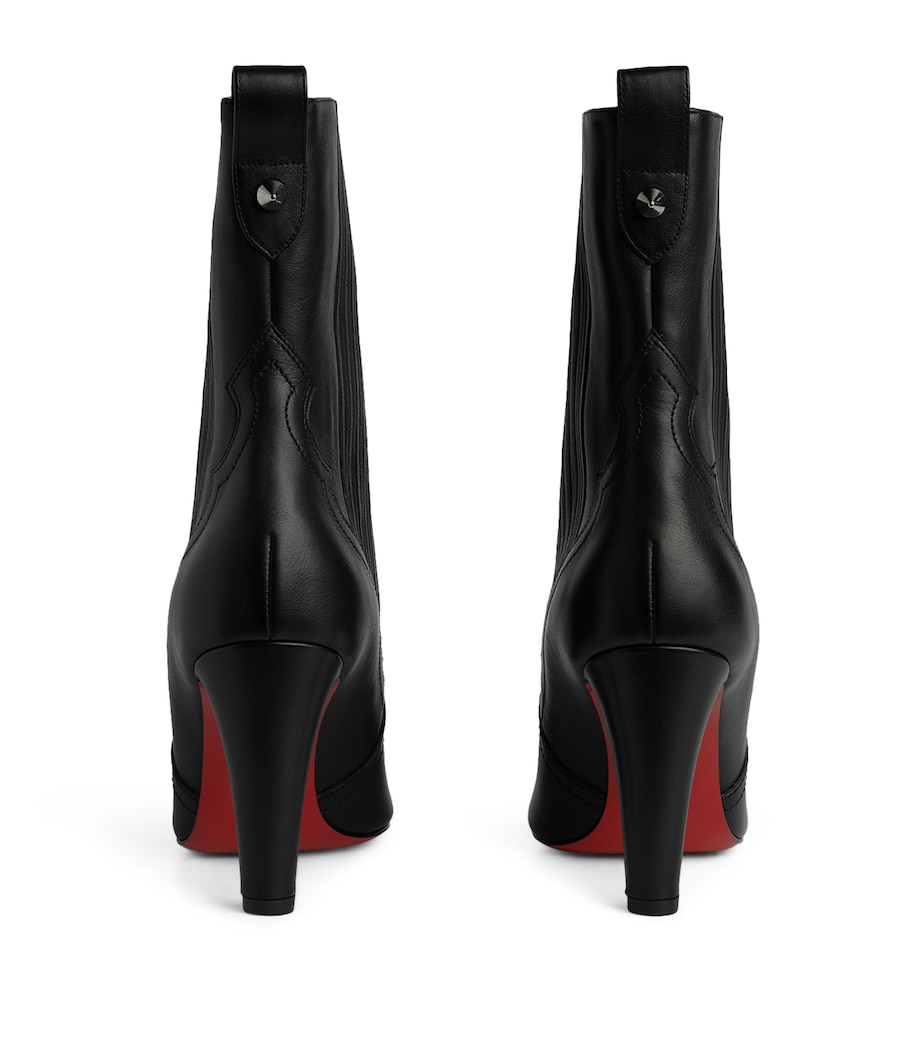 Santigag Leather Ankle Boots 85 BK01 Image 2