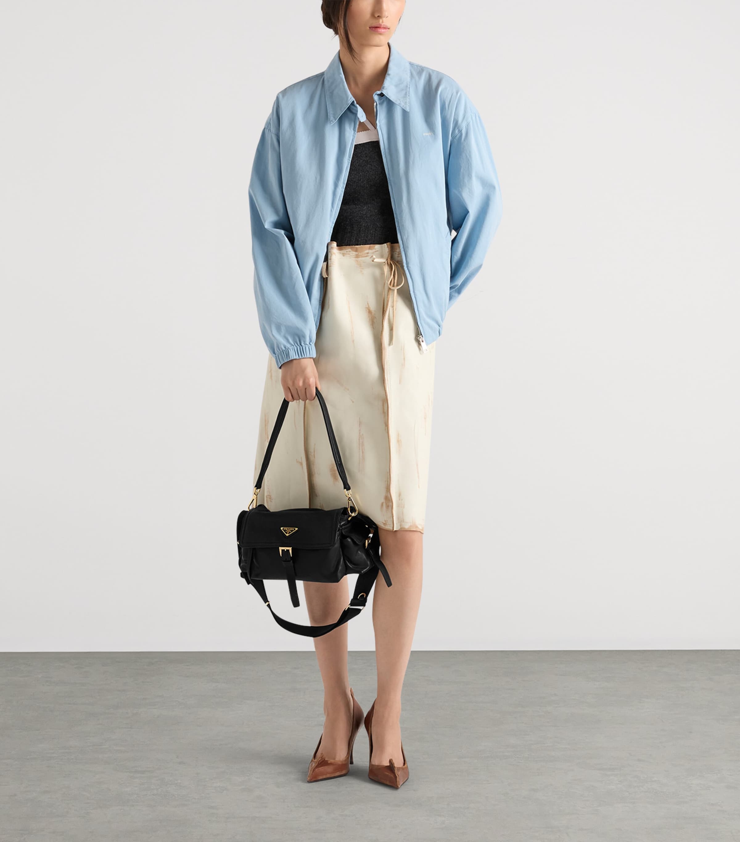 Prada Medium Leather Explore Shoulder Bag Image 2