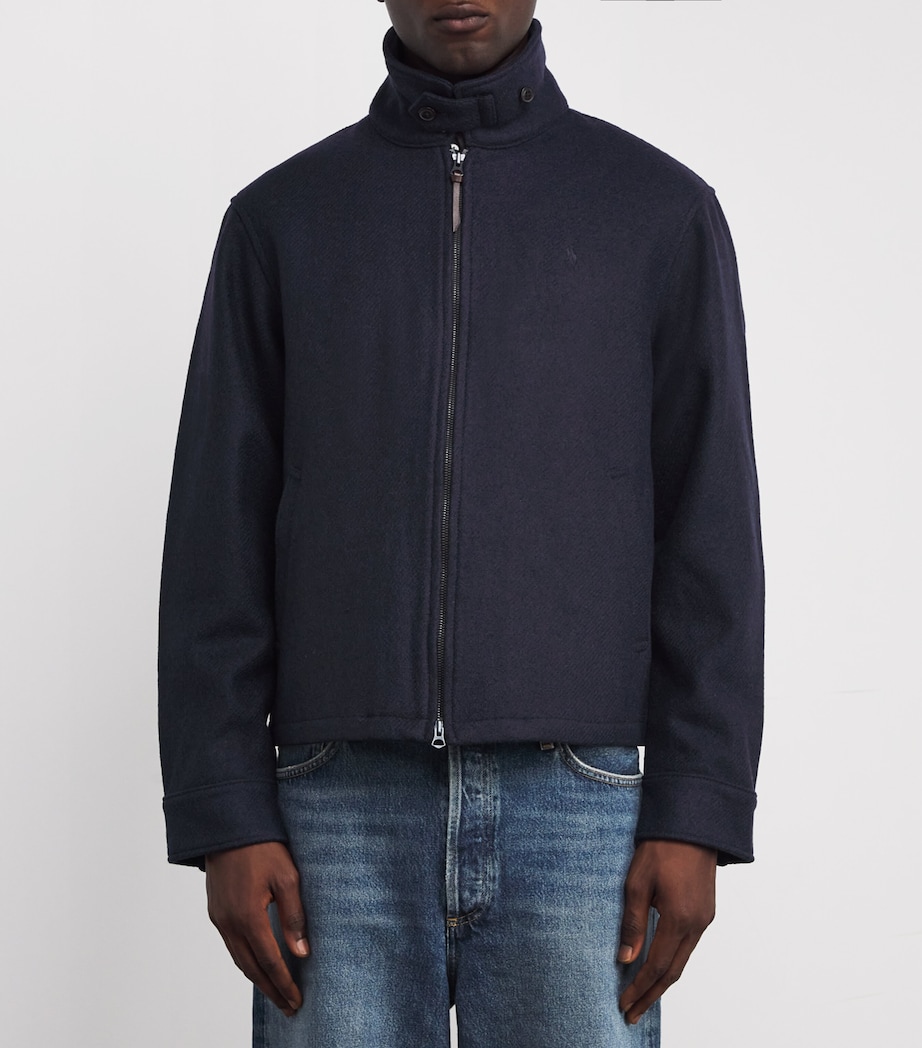 Wool Langdon Jacket NAVY Image 3