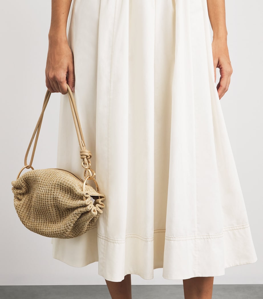 Smocked Kaela Midi Dress W0097 DOVE Image 6