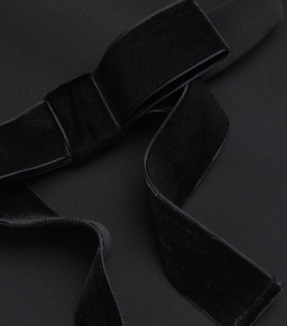 Velvet Mini Dress BLACK Image 5