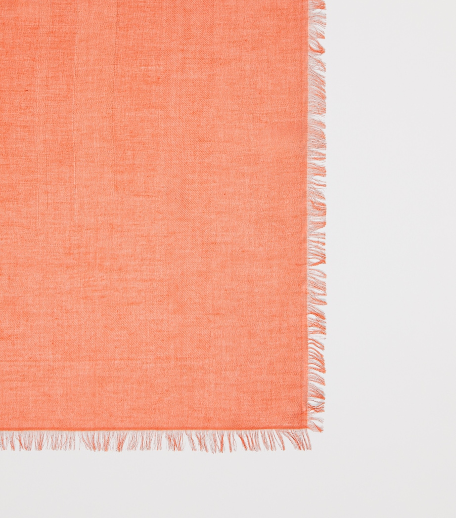 Monogram Square Scarf CORAL Image 2