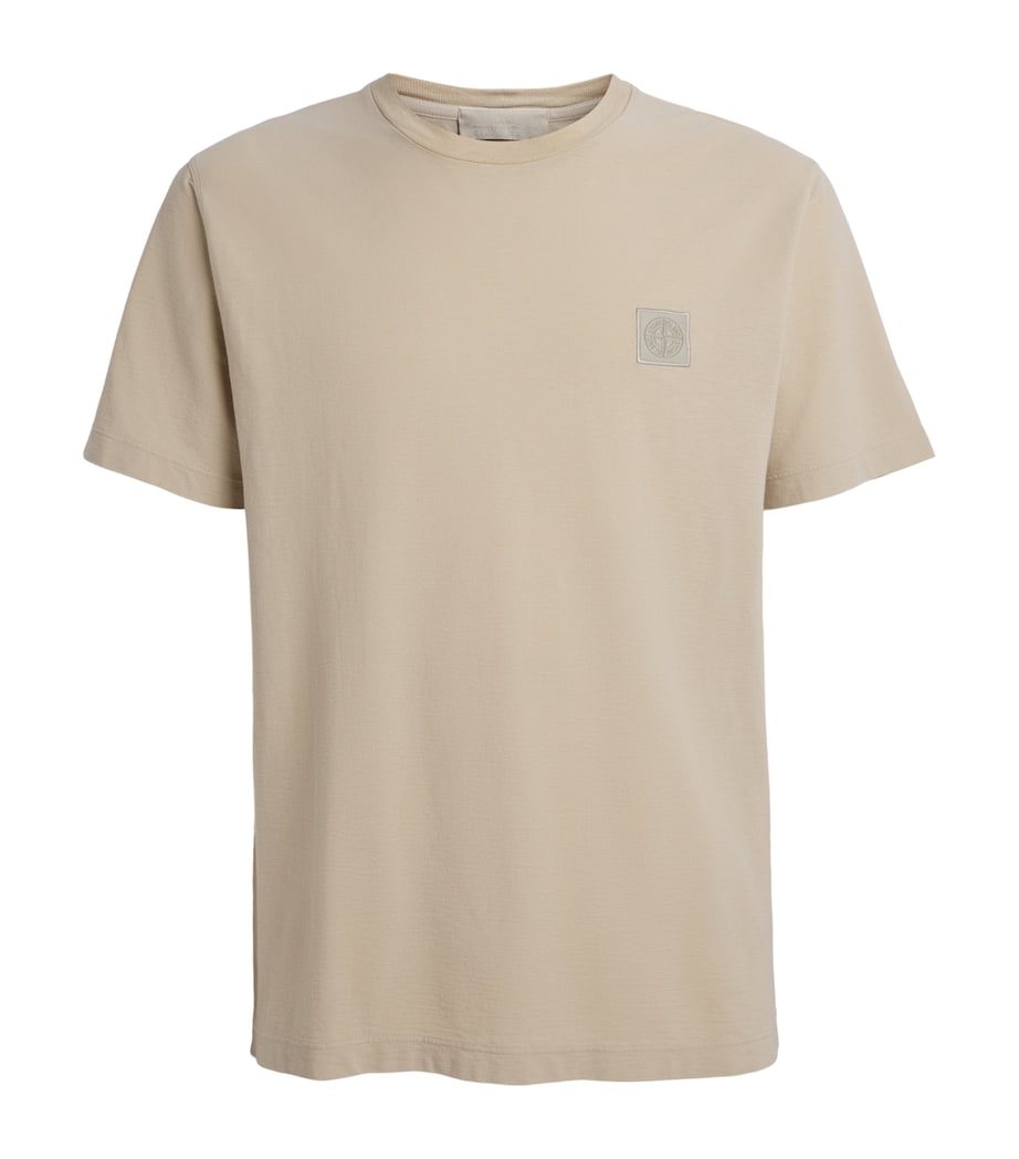 Stone Island Mens Organic Cotton Ghost T-Shirt Image 1