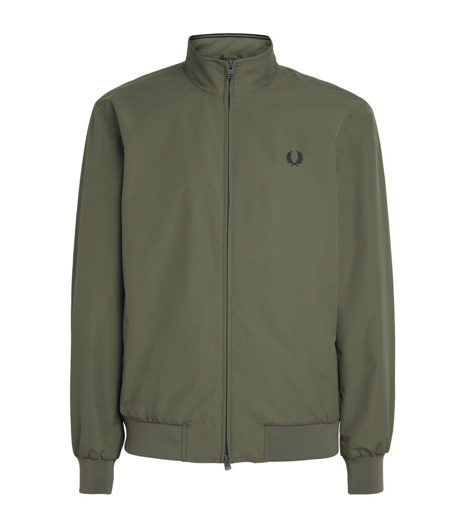 Fred Perry Mens Brentham Jacket Laurel Wreath Gr Image 1