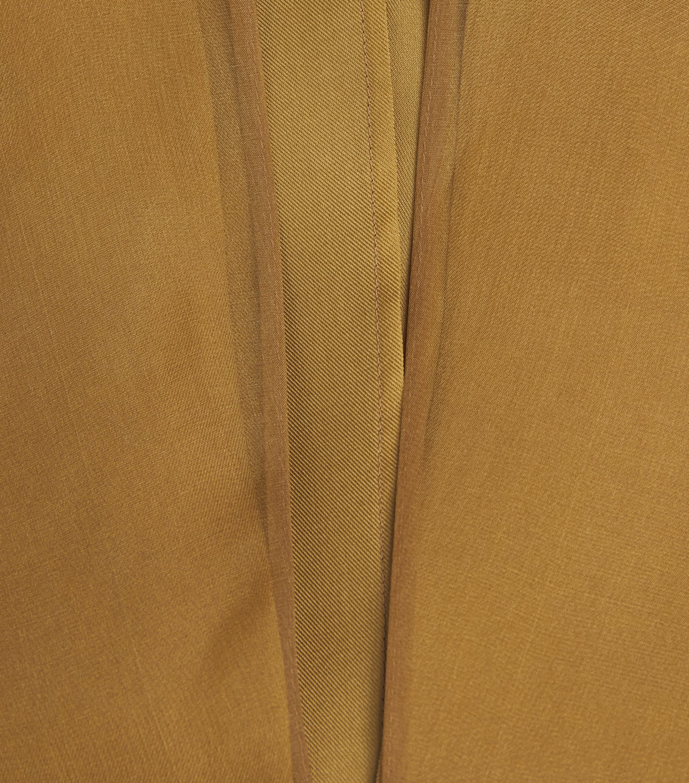 Khaite Womens Silk Briar Blouse Bronze Image 6