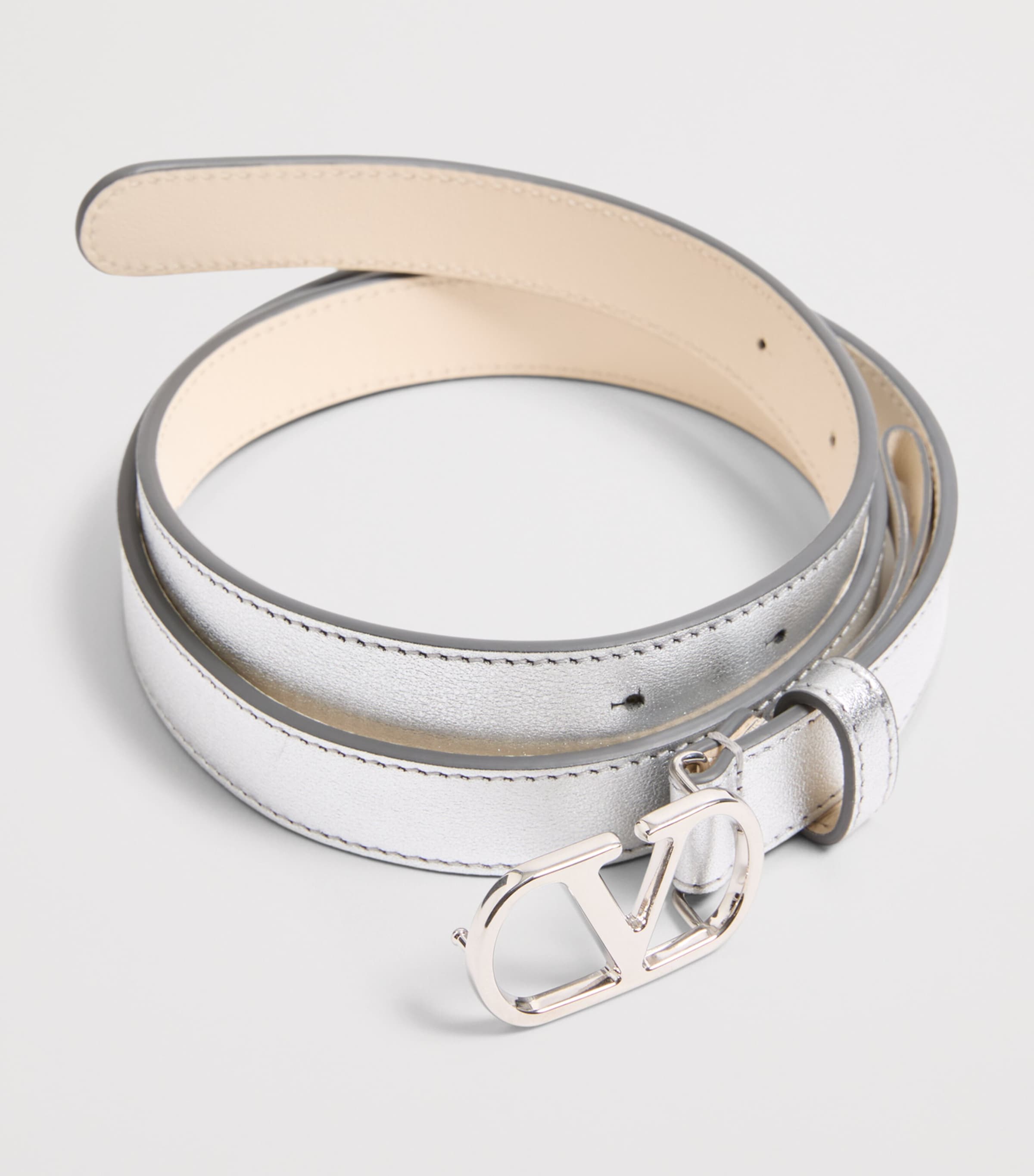 Leather VLogo Signature Belt S13 Image 3