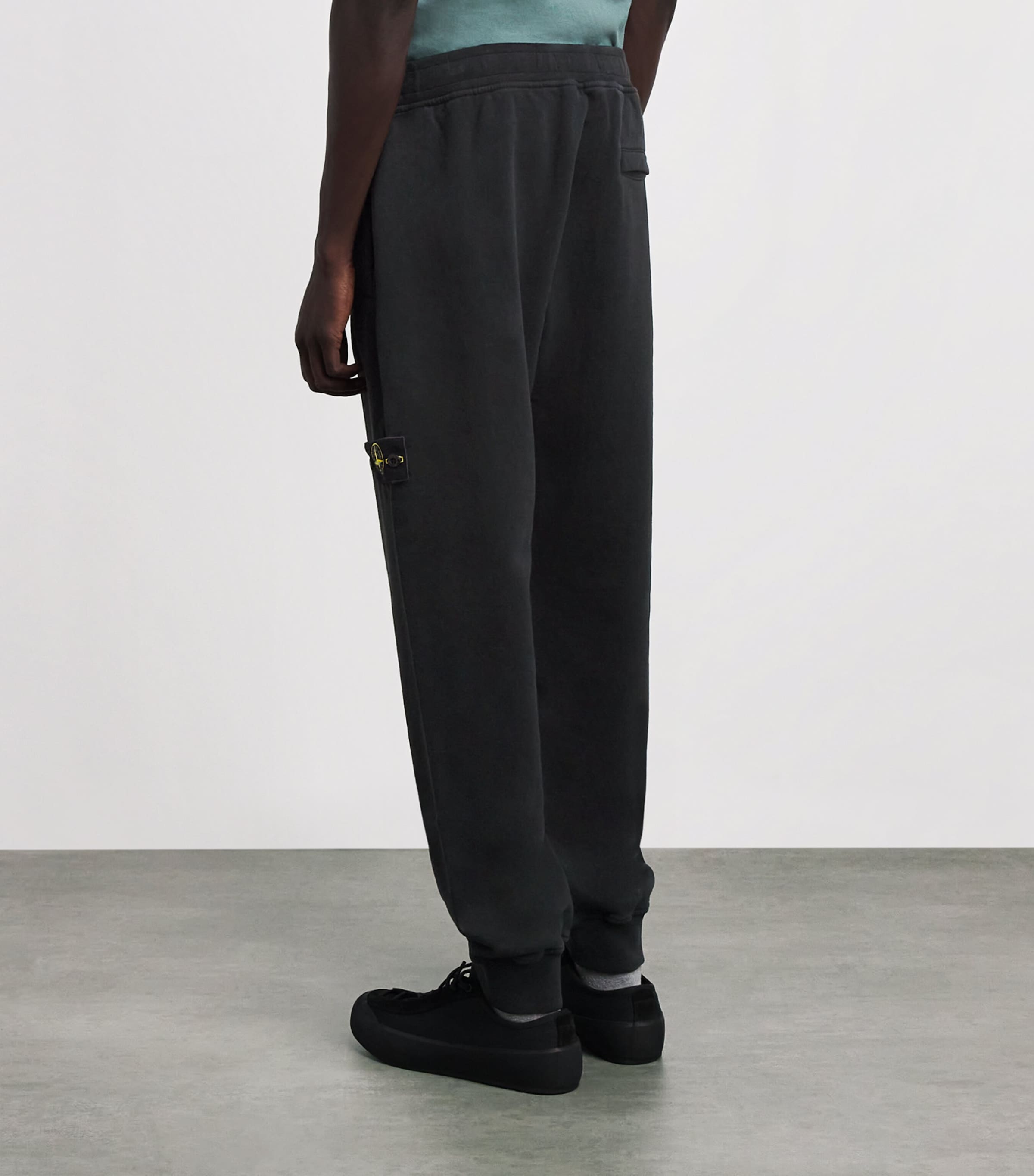 Stone Island Mens Cotton Compass Sweatpants Image 5