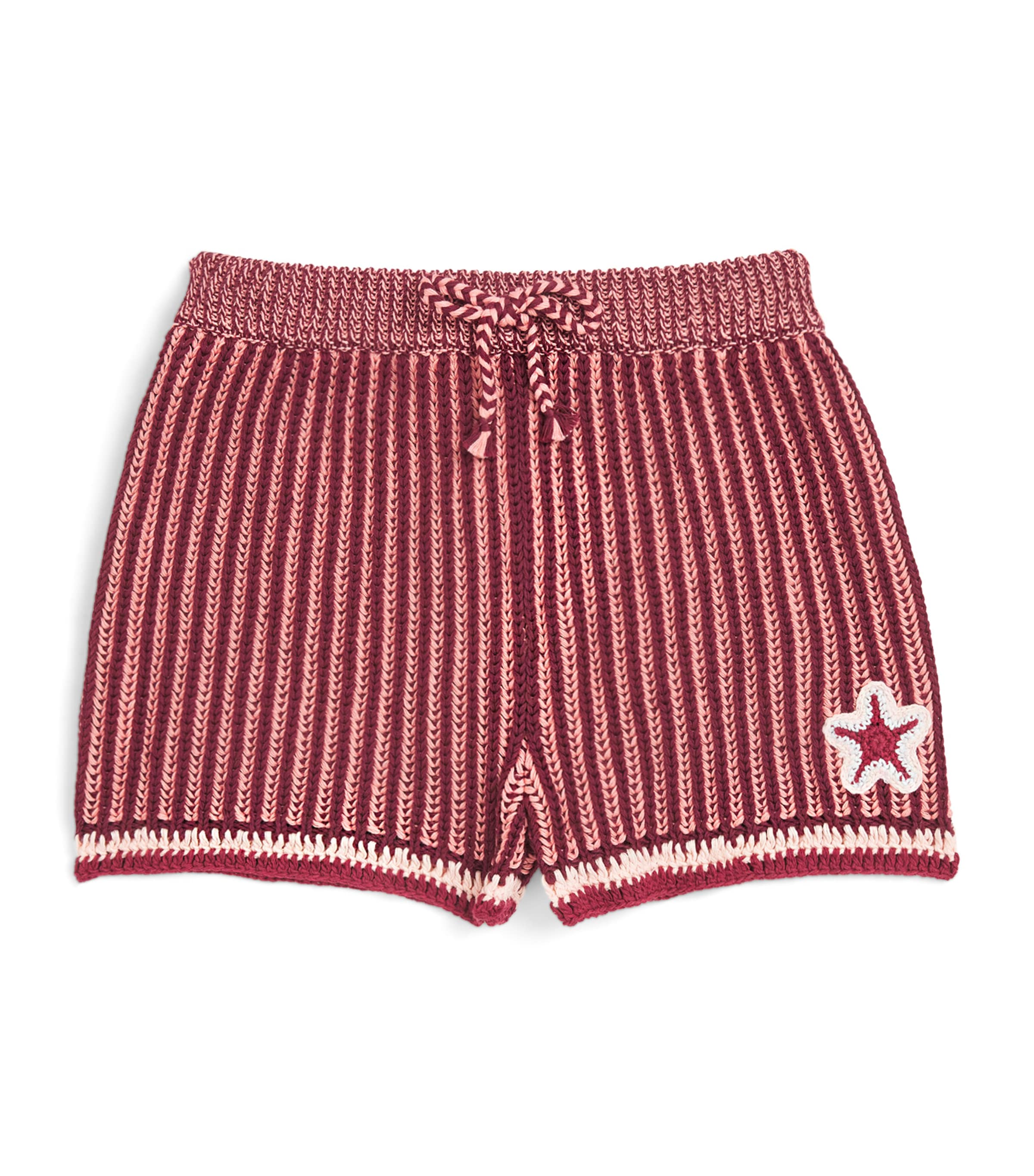 Zimmermann Kids Mahon Shorts (2-12 Years) Red Stripe Image 1