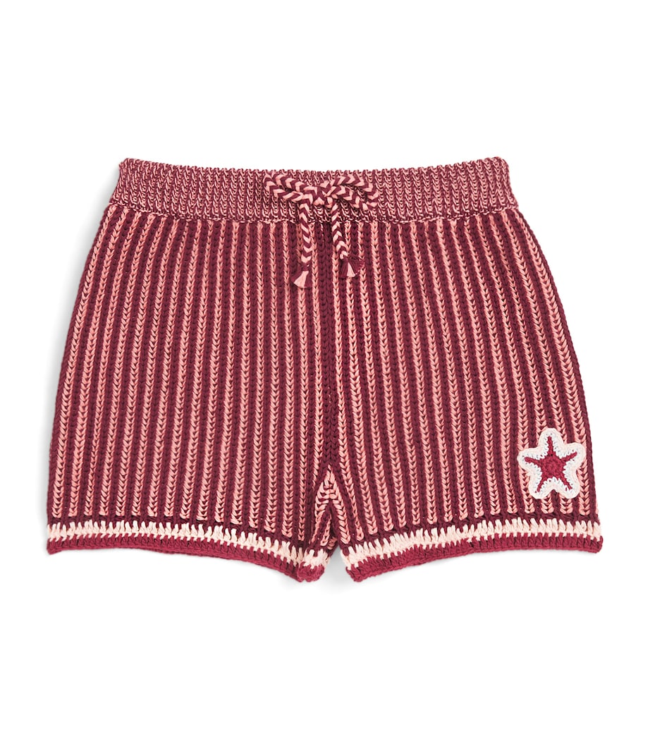 Zimmermann Kids Mahon Shorts (2-12 Years) Red Stripe Image 1