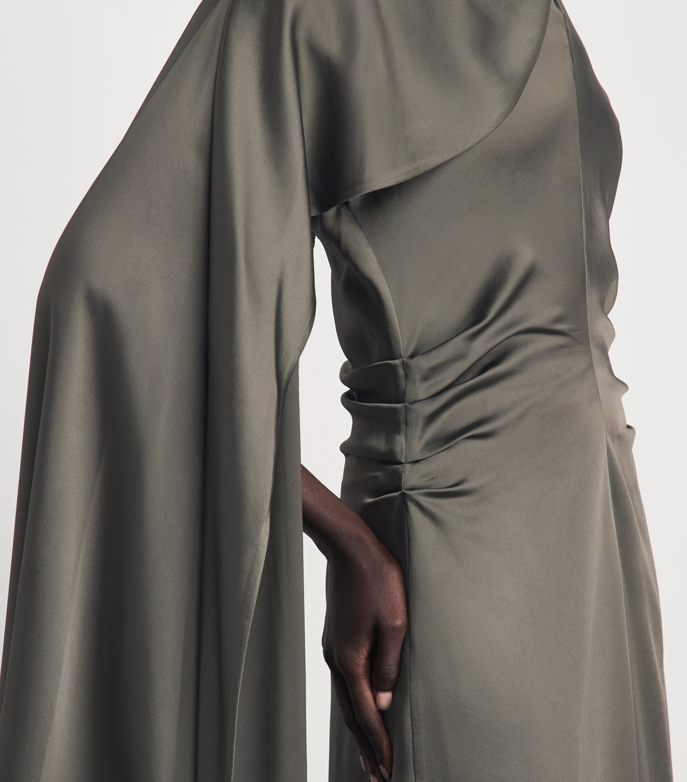 Simkhai Womens Jacka Cape Midi Dress Sea Turtle Image 3