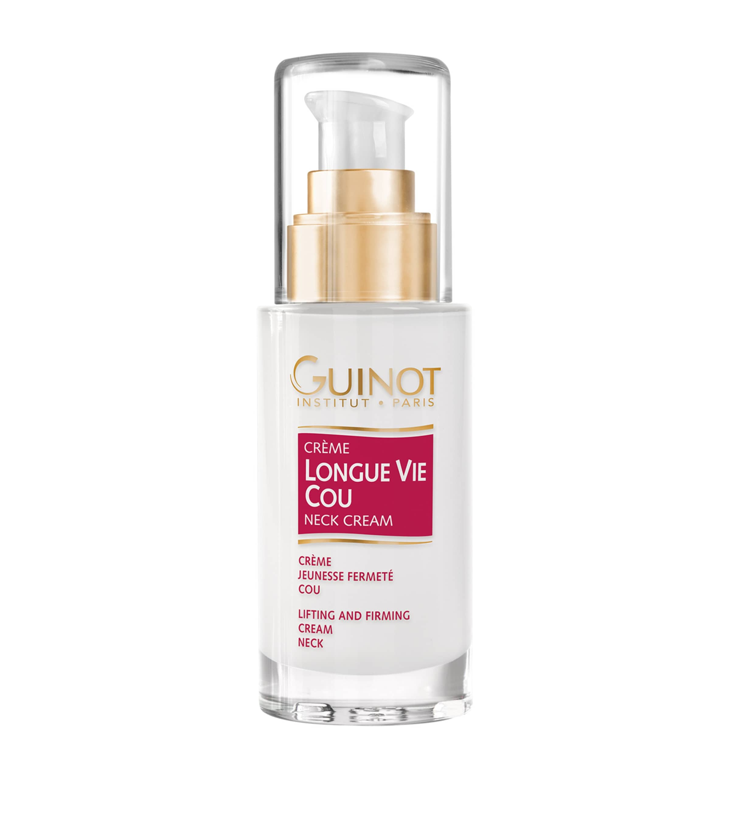 Guinot Crème Longue Vie Cou Face Cream In White